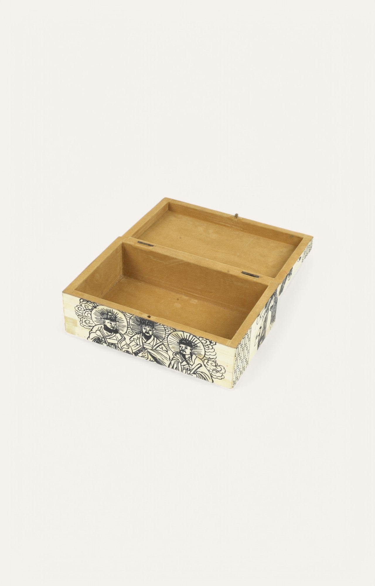 Three Kings Mango Wood and Bone Antique  Jewelry Box