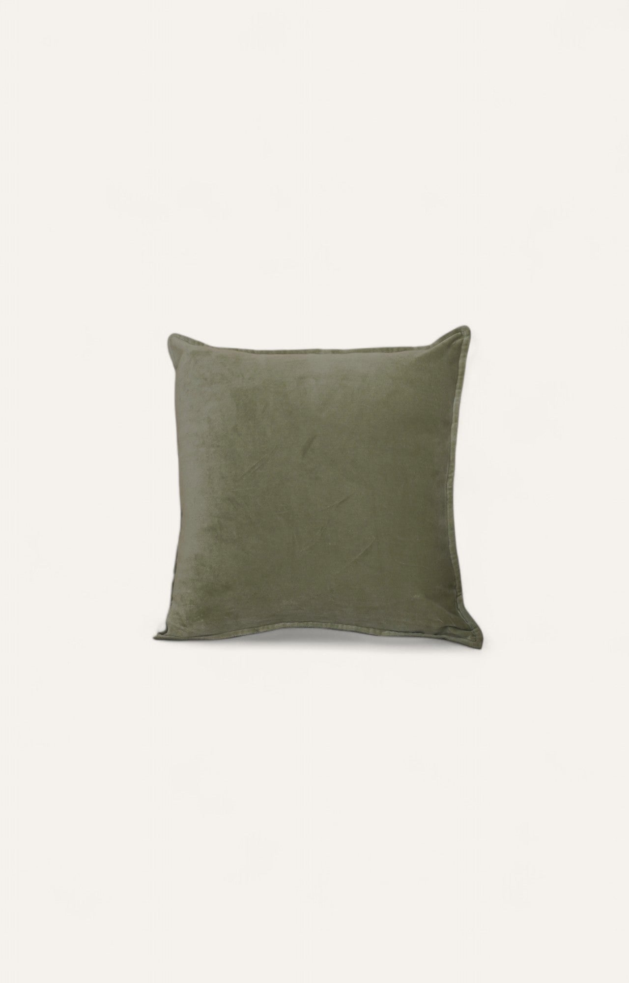 Olive Moss Velvet Cushion Cover