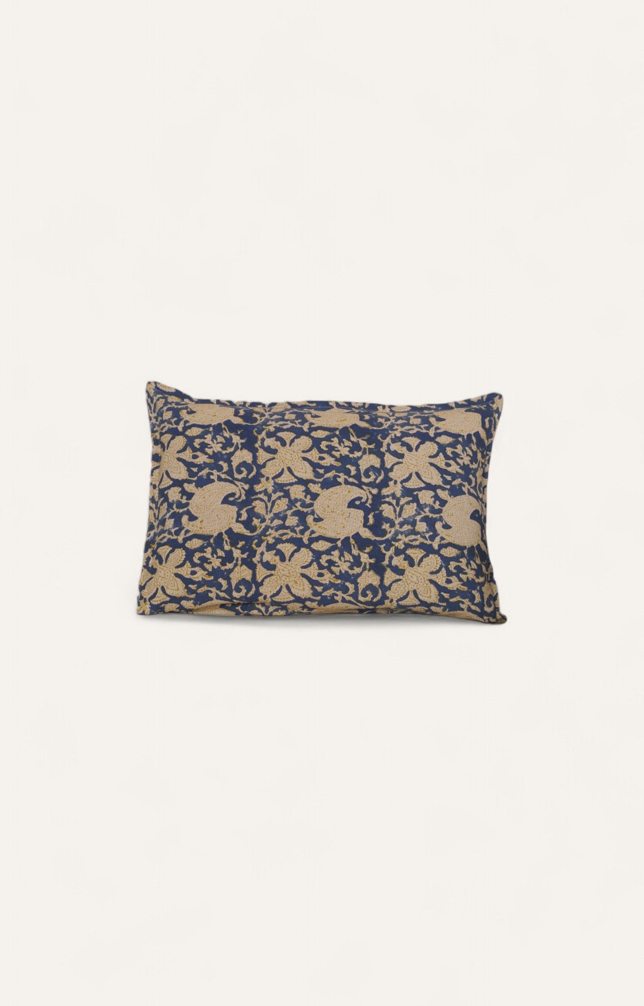 Antique Blue Jacobean Cushion Cover