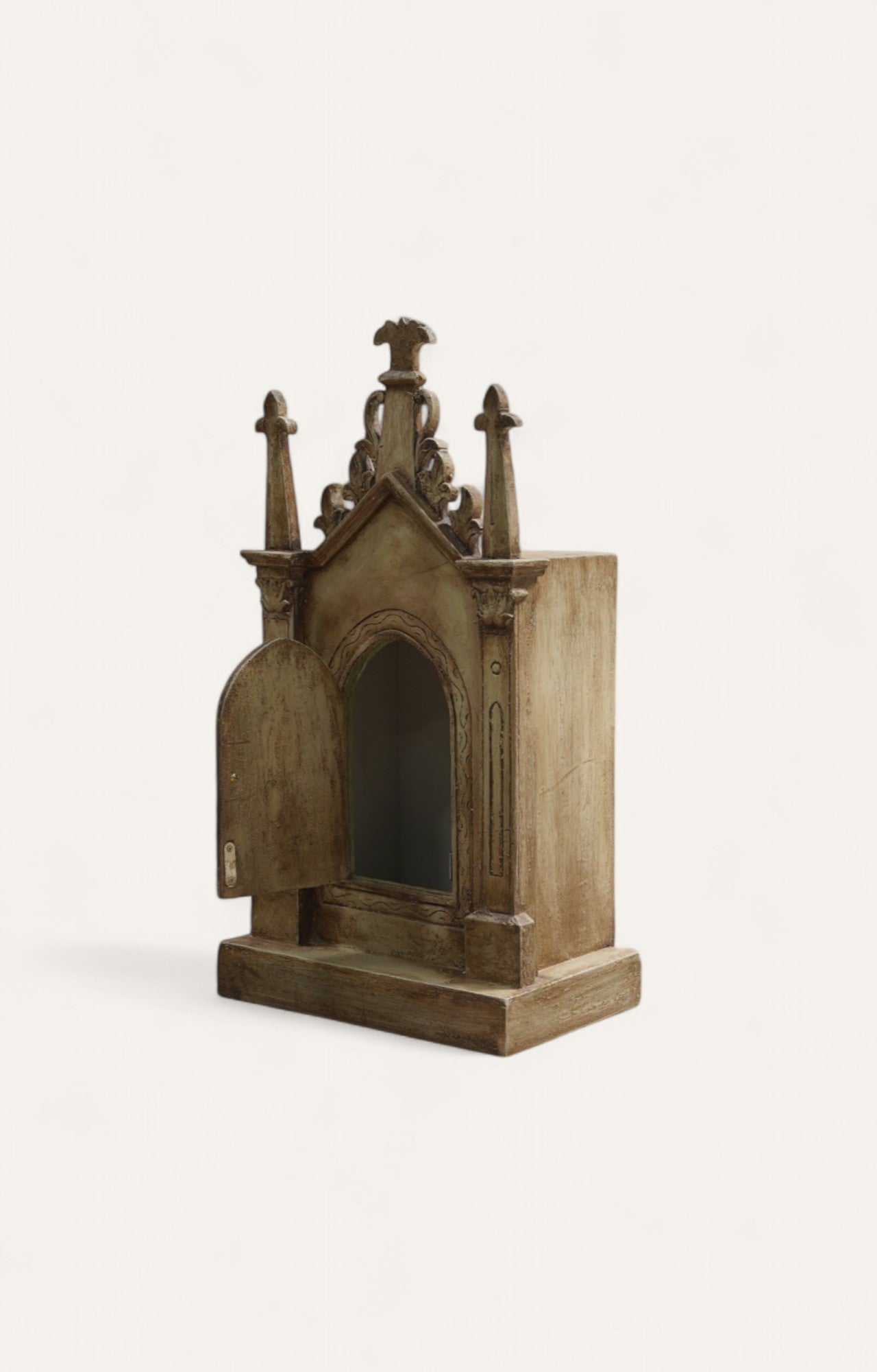 Gothic Revival Wooden Shrine Box