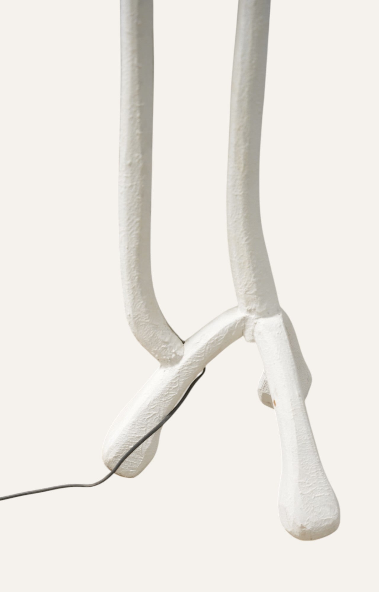 White Organic Mushroom Floor Lamp