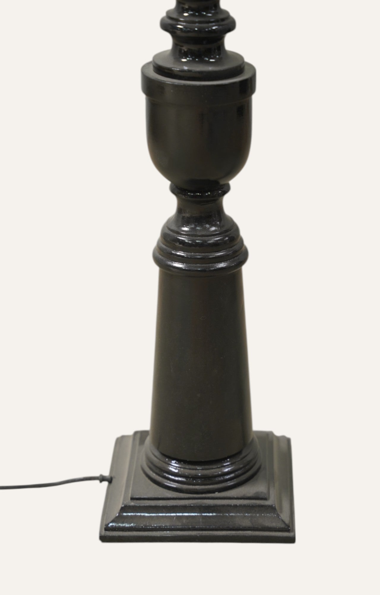Candlestick Floor Lamp in Black