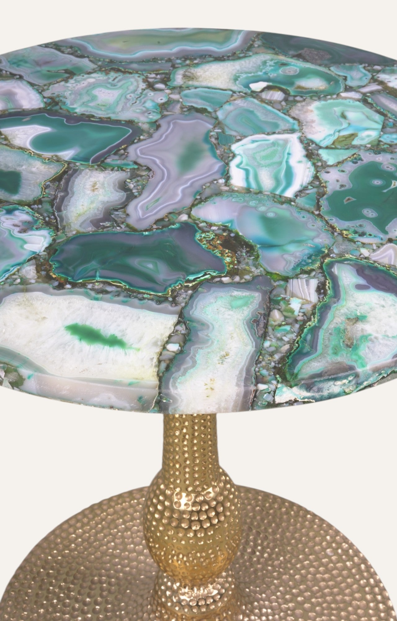 Side Table With Agate top