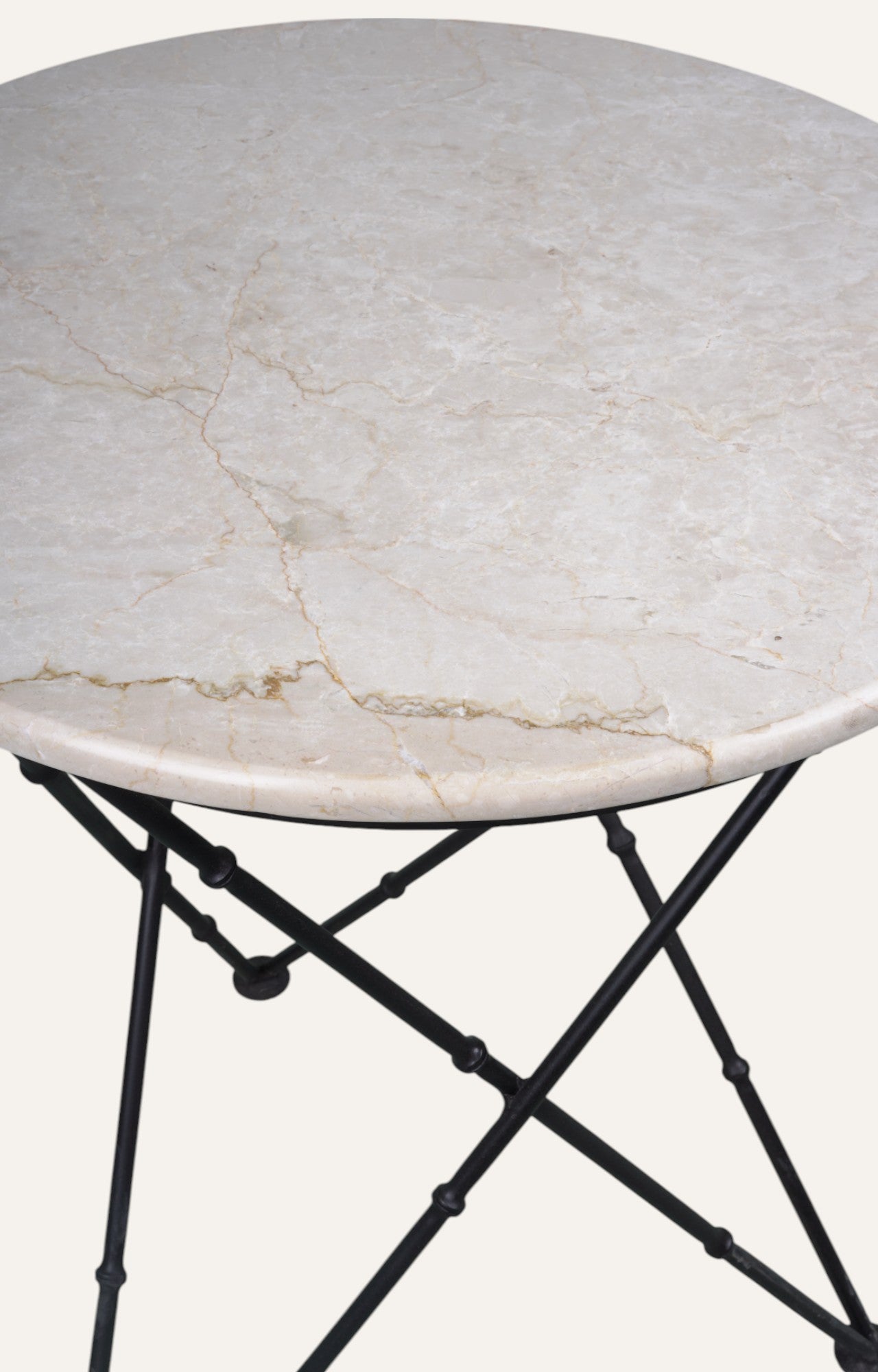 White Marble Stone Side Table