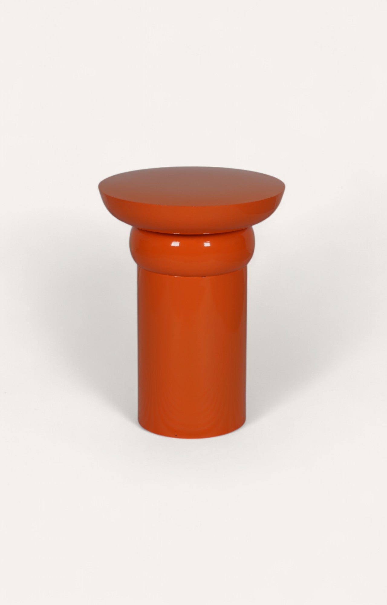 Tangerine Sculptural Side Table