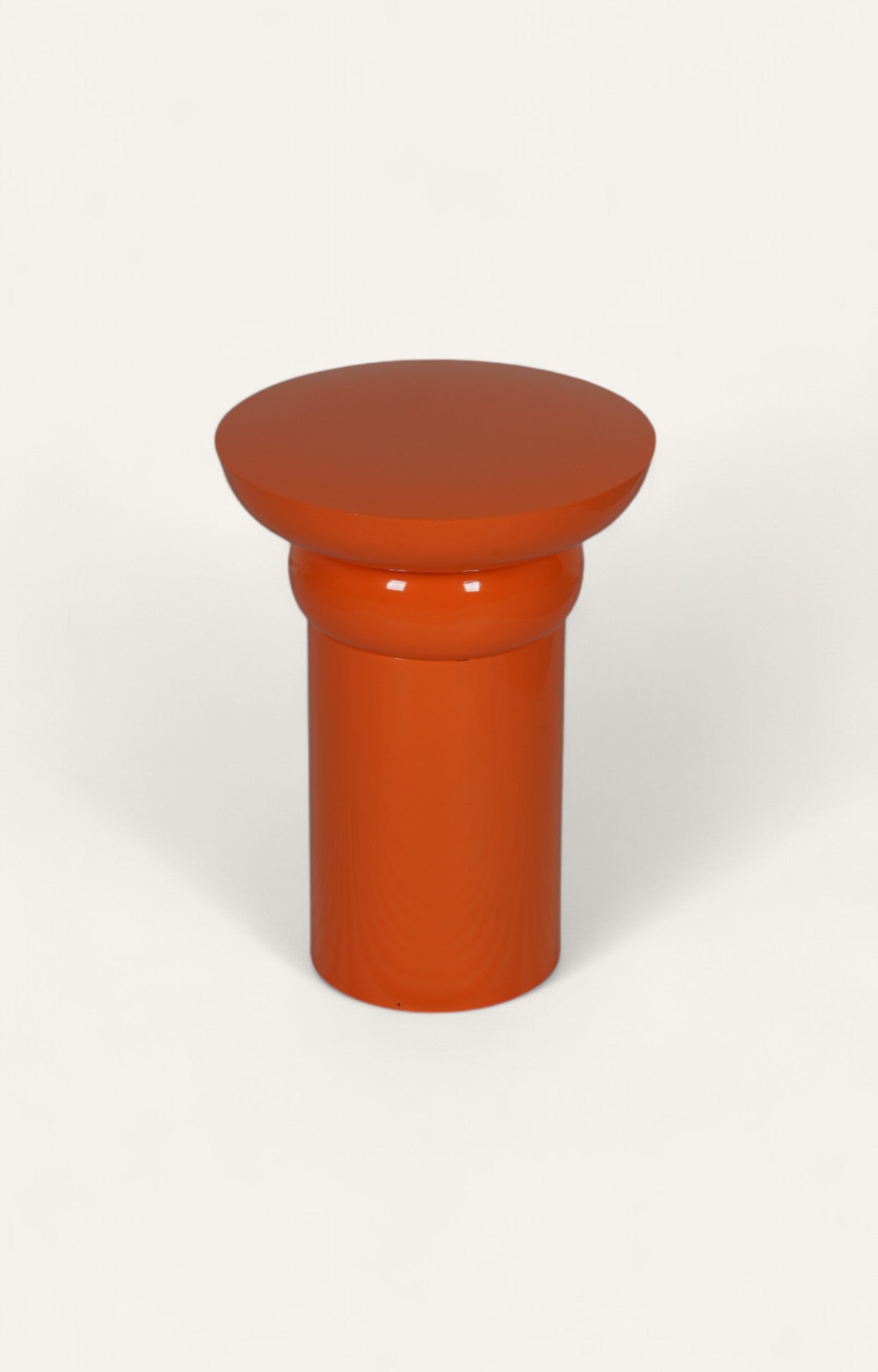 Tangerine Sculptural Side Table
