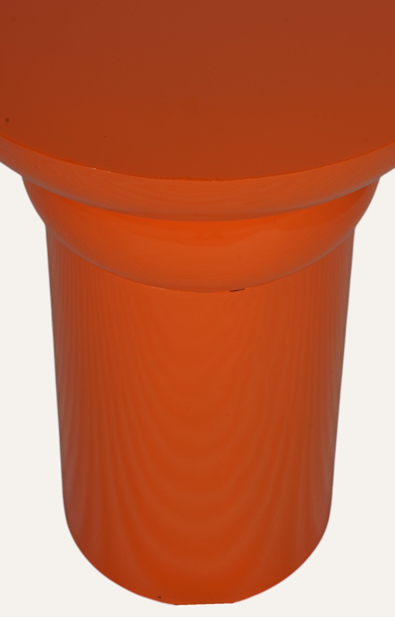 Tangerine Sculptural Side Table