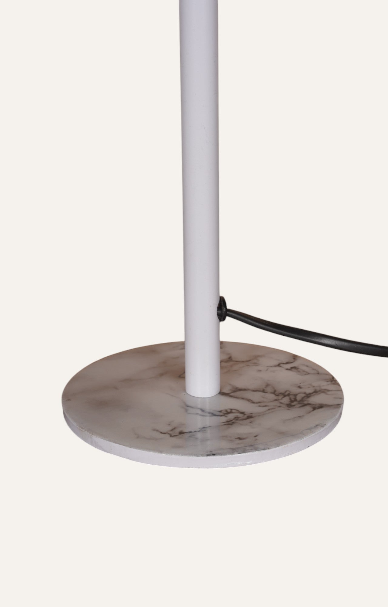 Graceful Marble Finish Metal Table Lamp