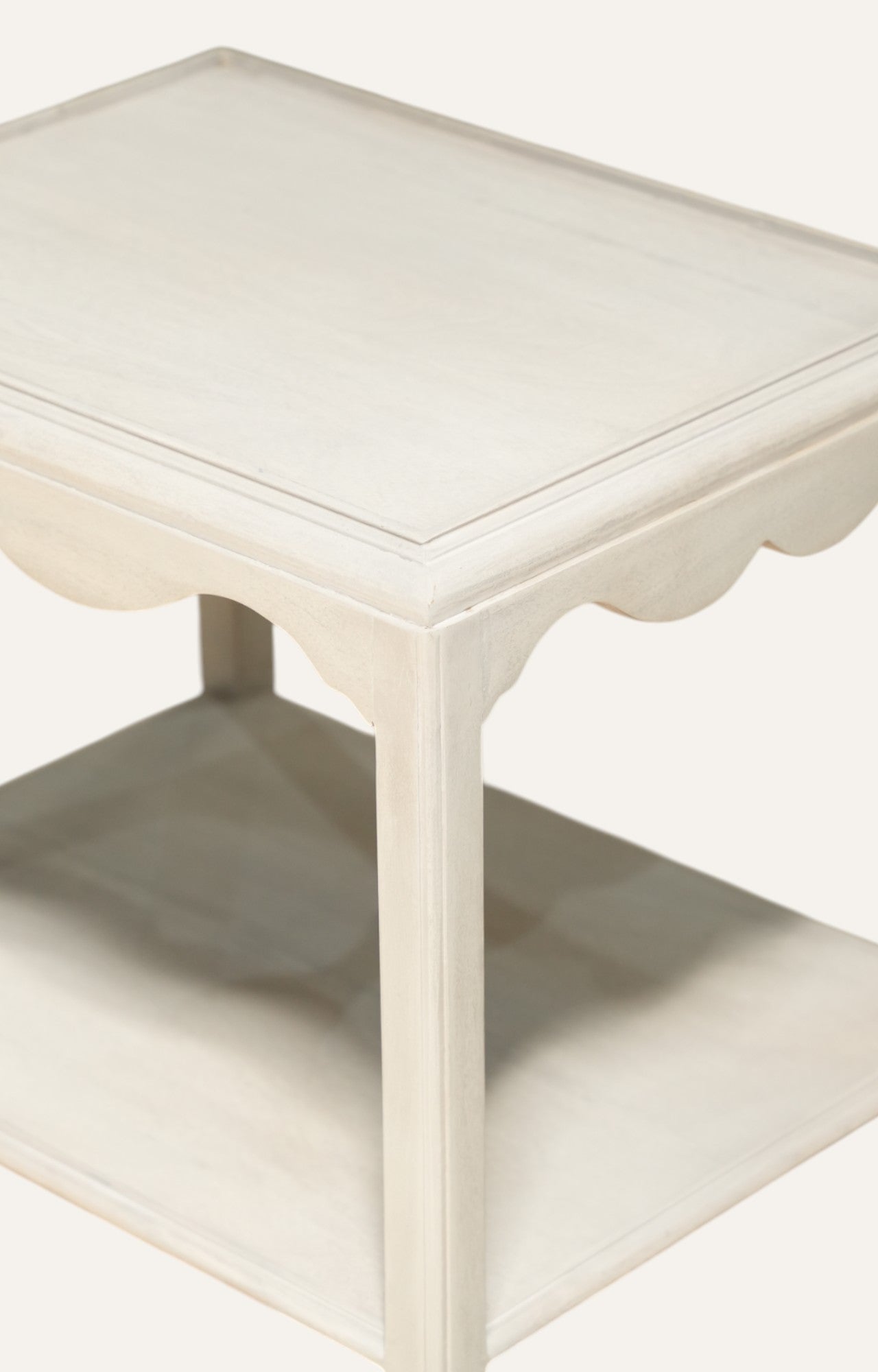 Scallopped Side table