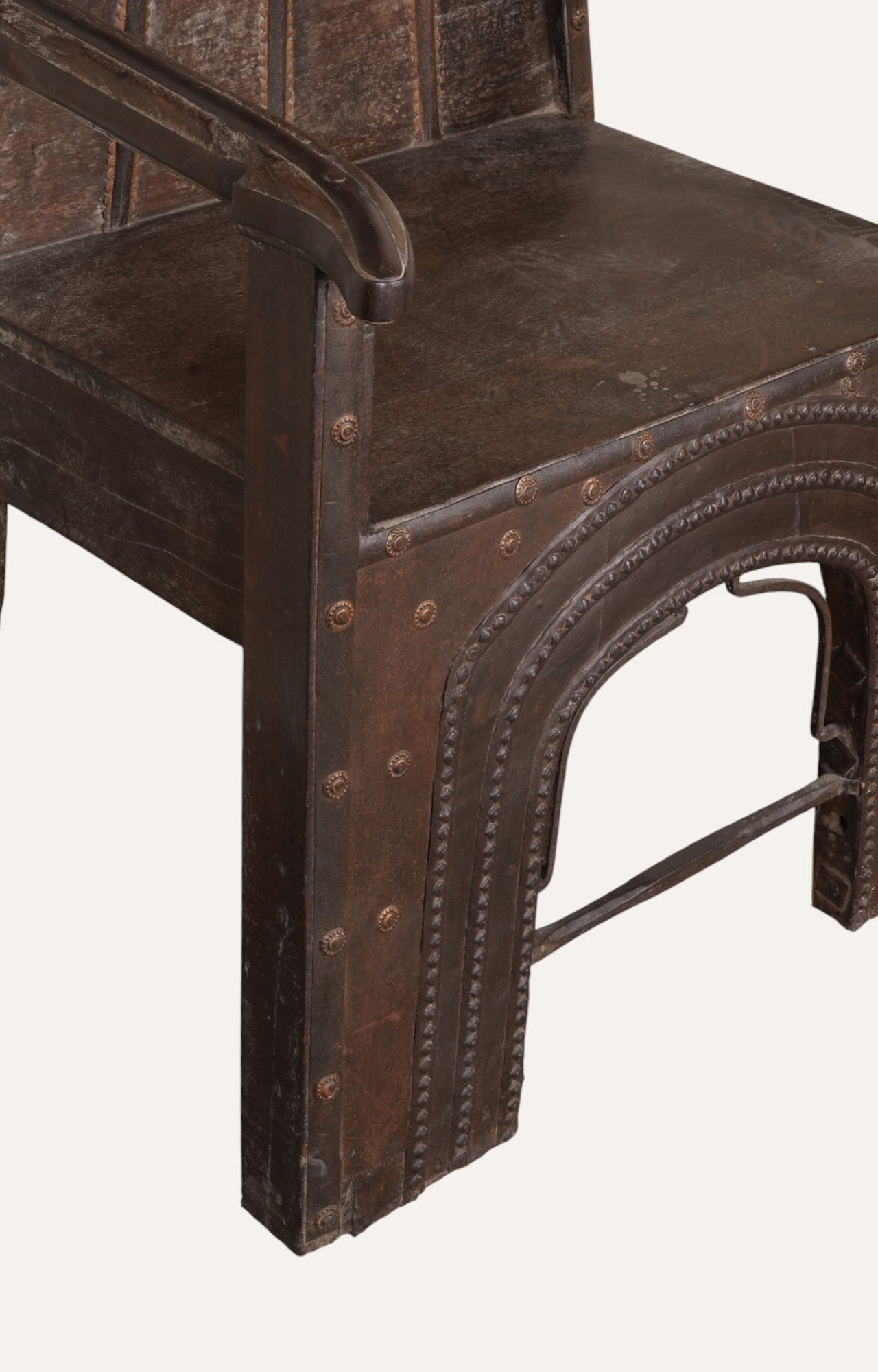 Singhasan Antique Throne Chair