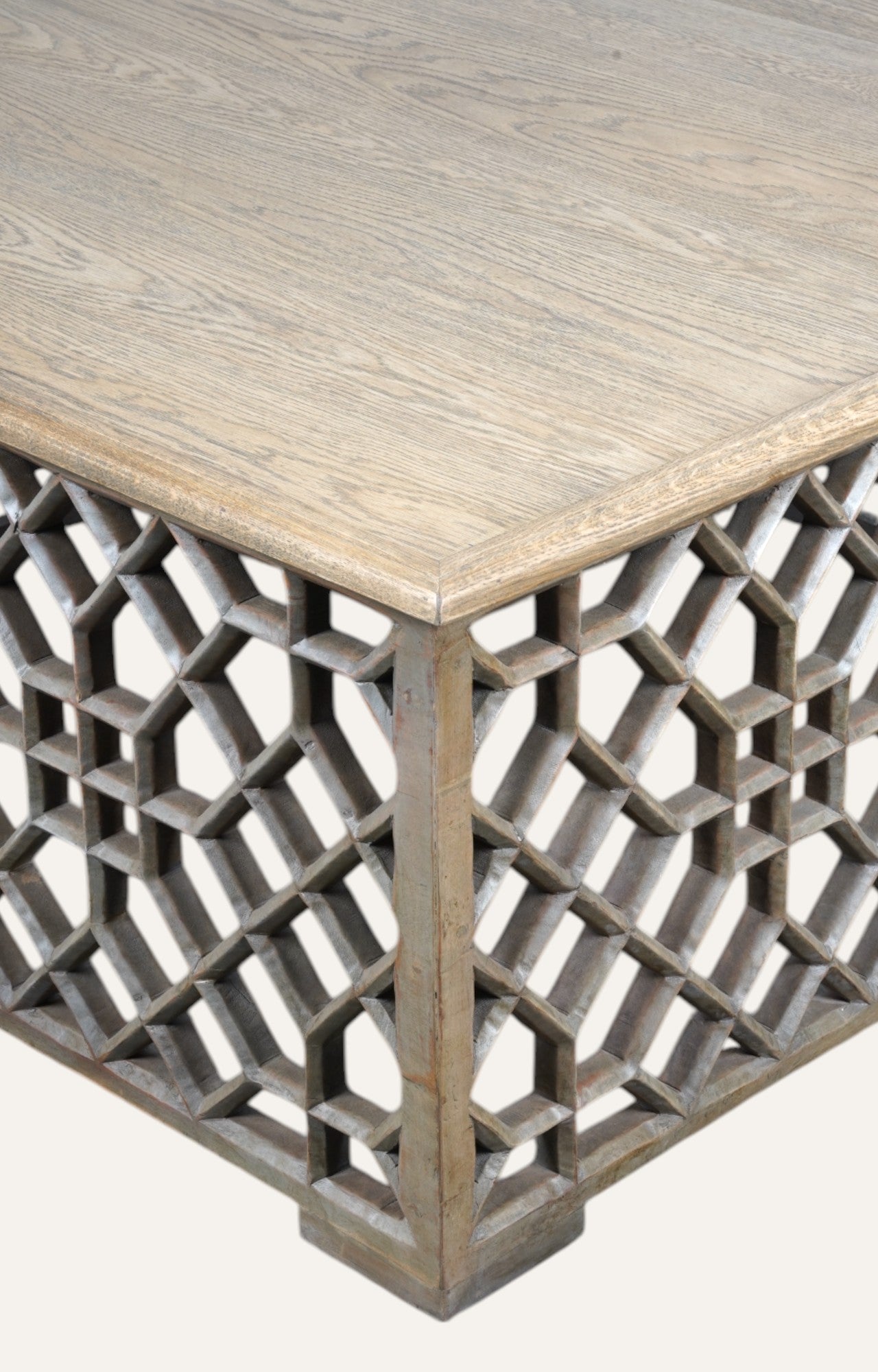 Intricate Netted Square Table