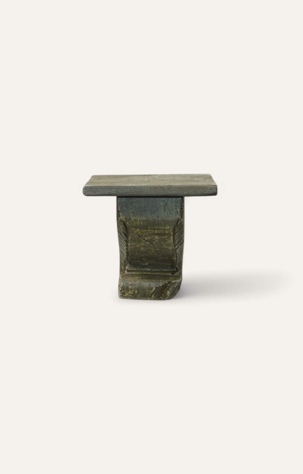 Modern Hand-Carved Wooden Bracket