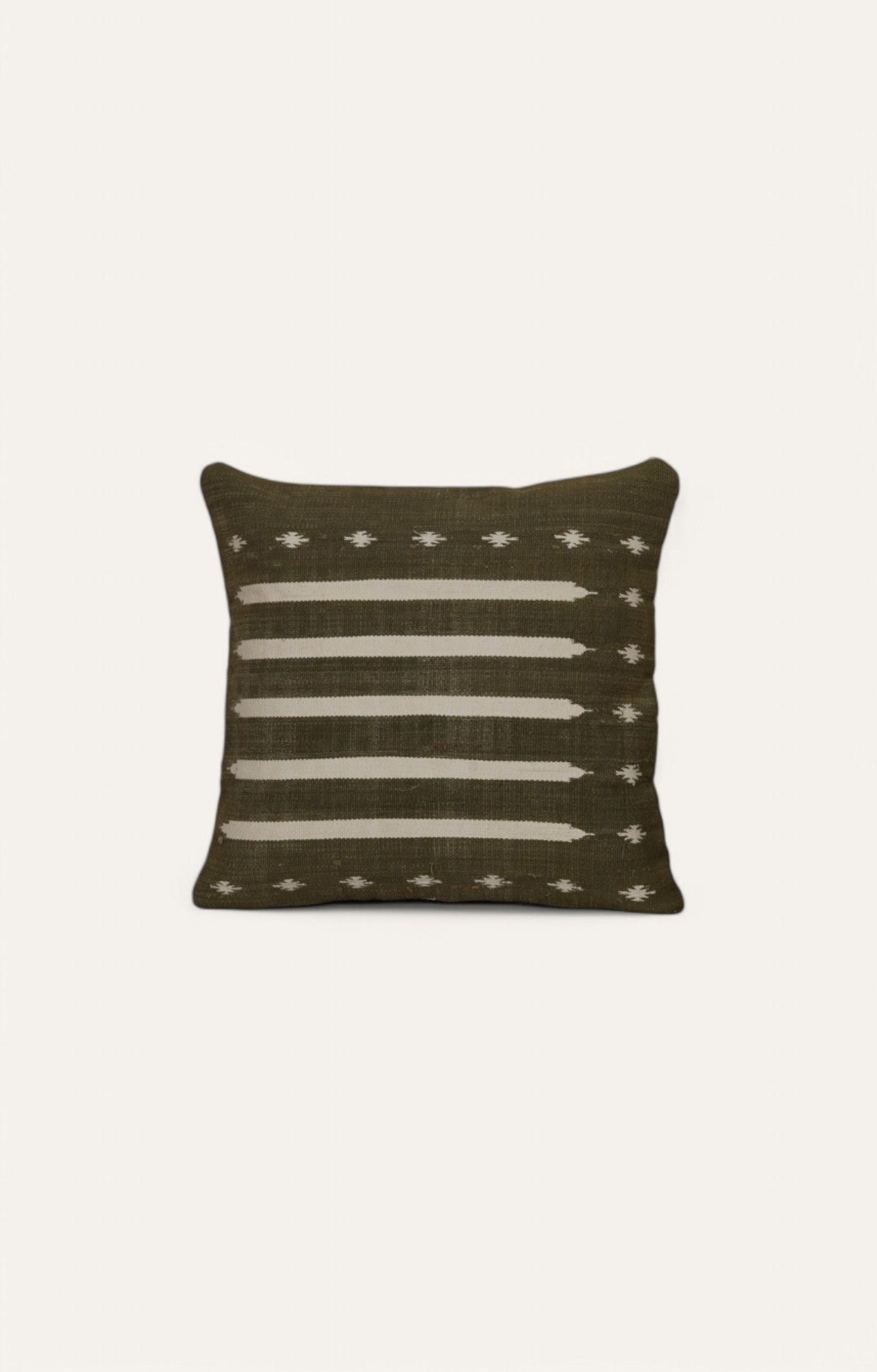 Horizontal Stripes Handwoven Cushion