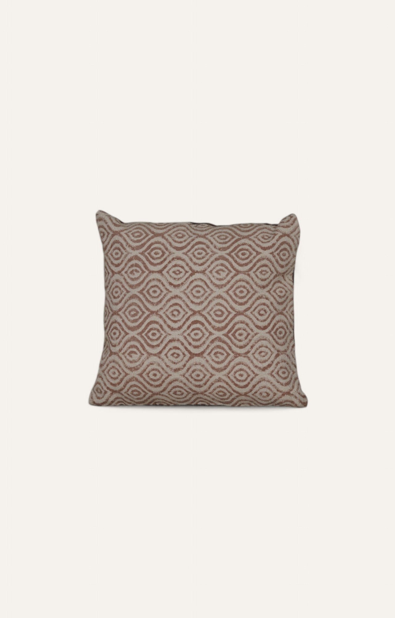 Geometric Block-Printed Cushion Cover