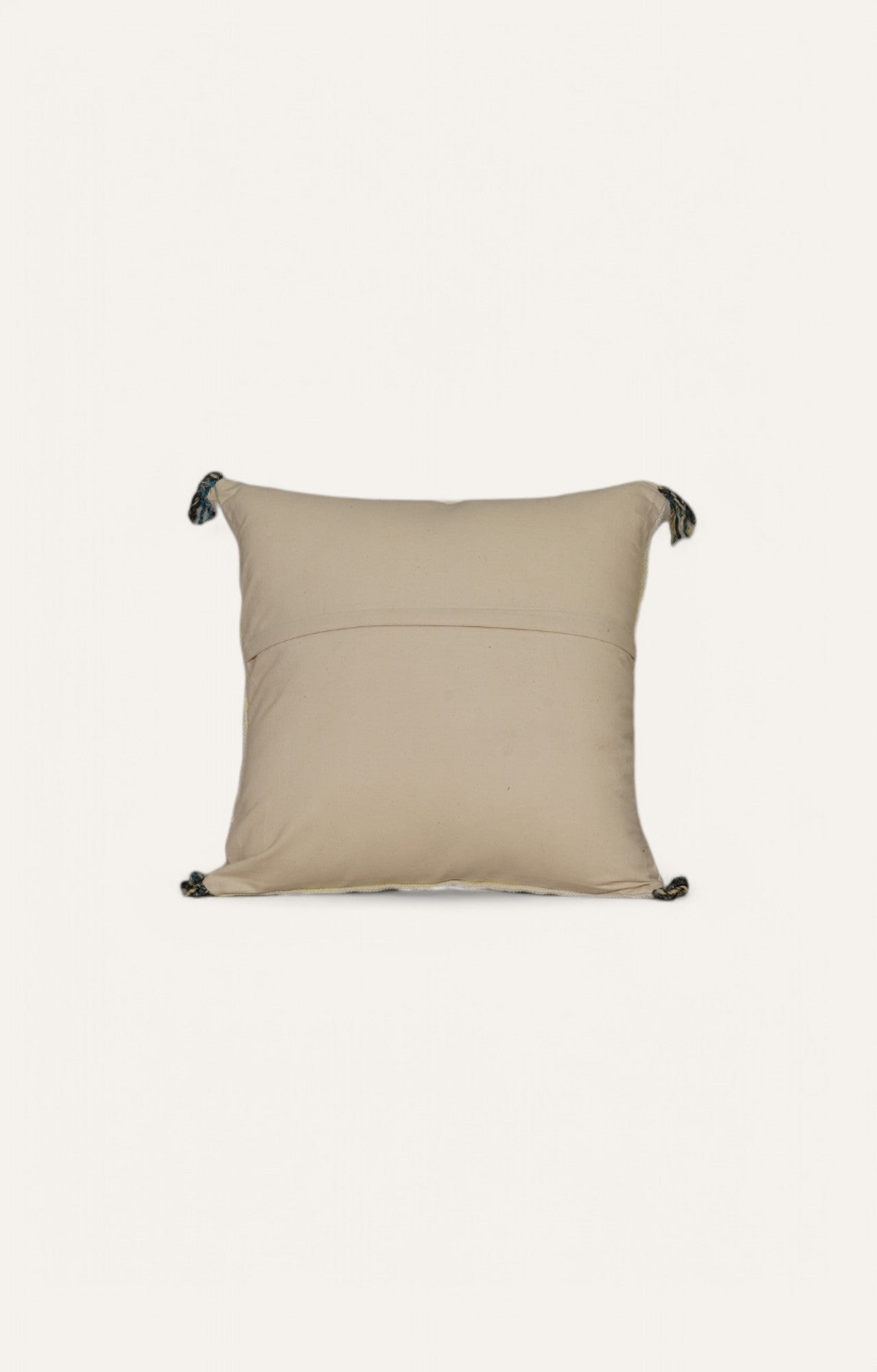 Hand-Embroidered Minimal Cushion