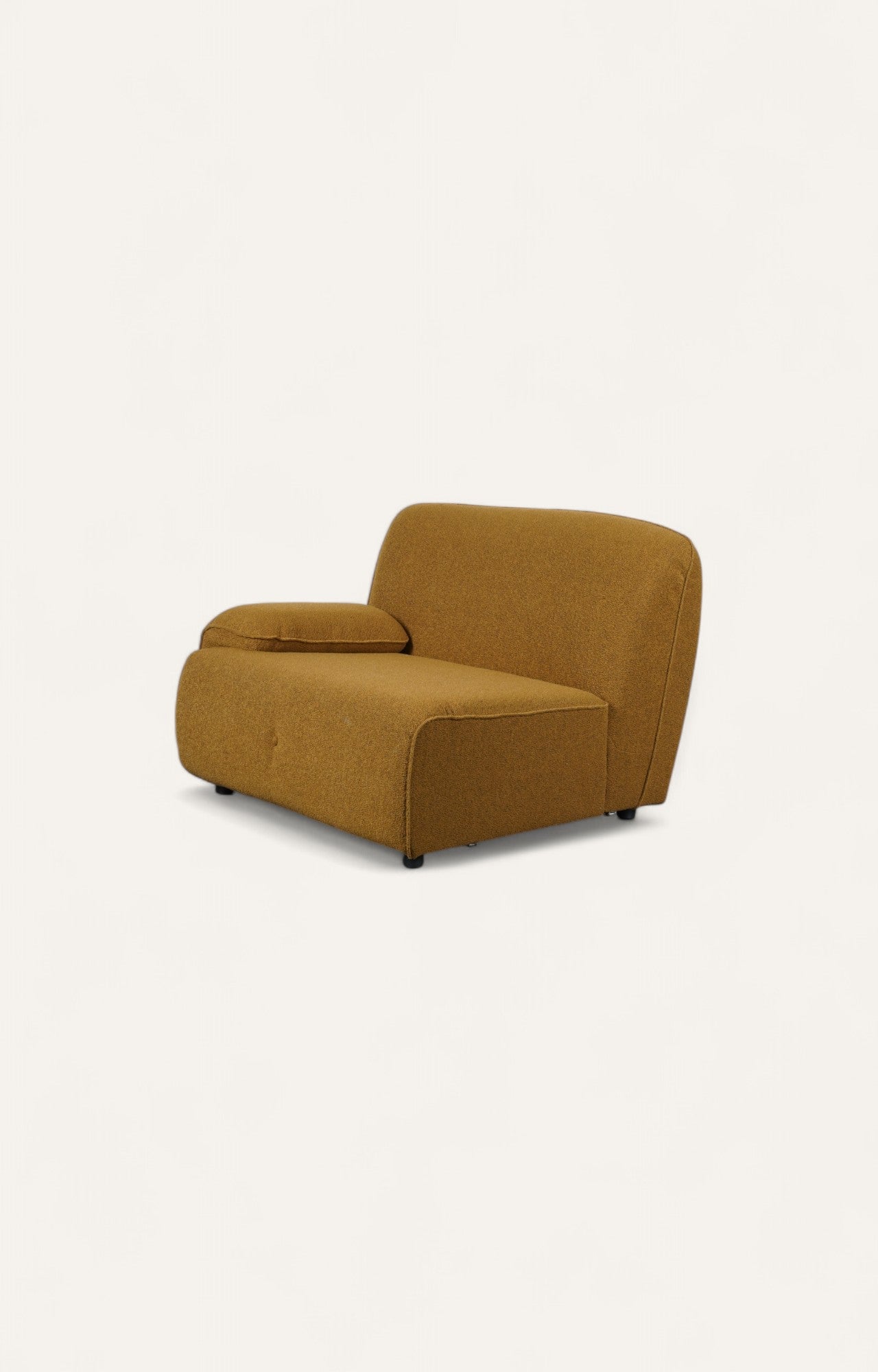 Boucle Mustered L Shape Sofa