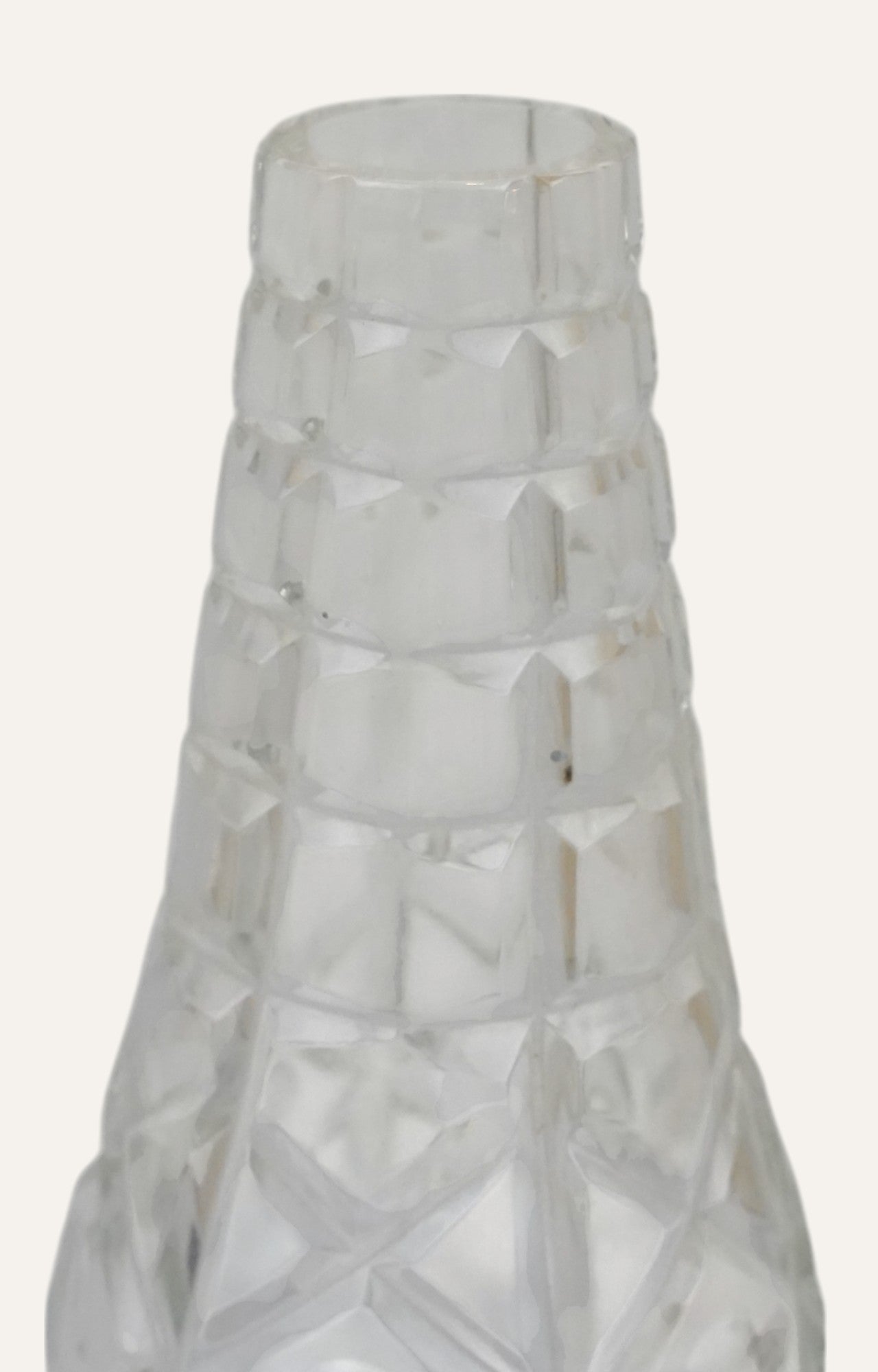 Curva Textured Glass Vase