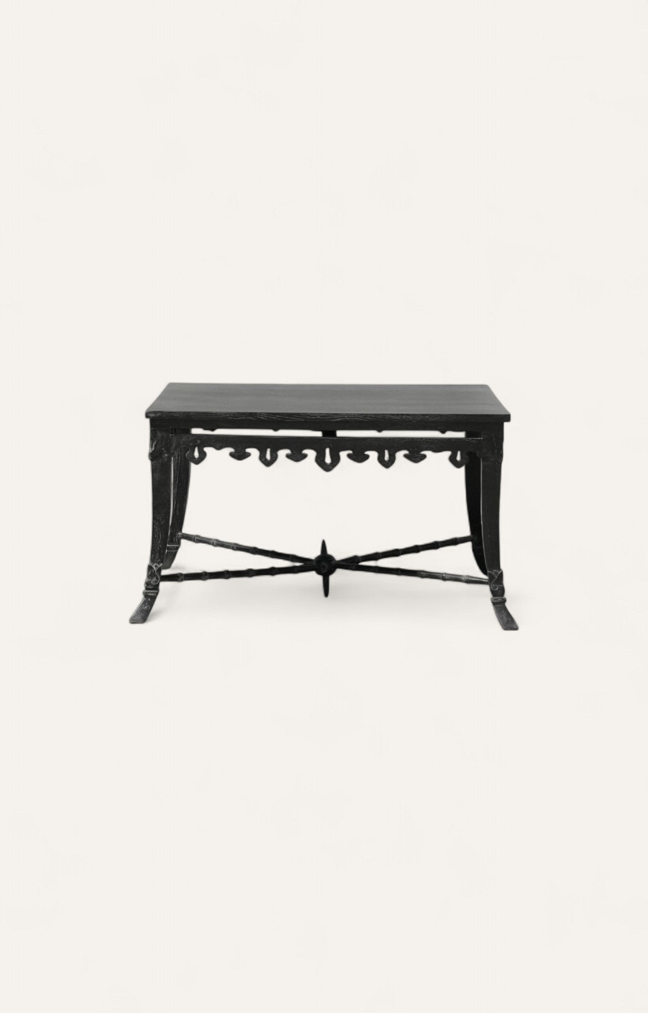 Lace Trim Black Table