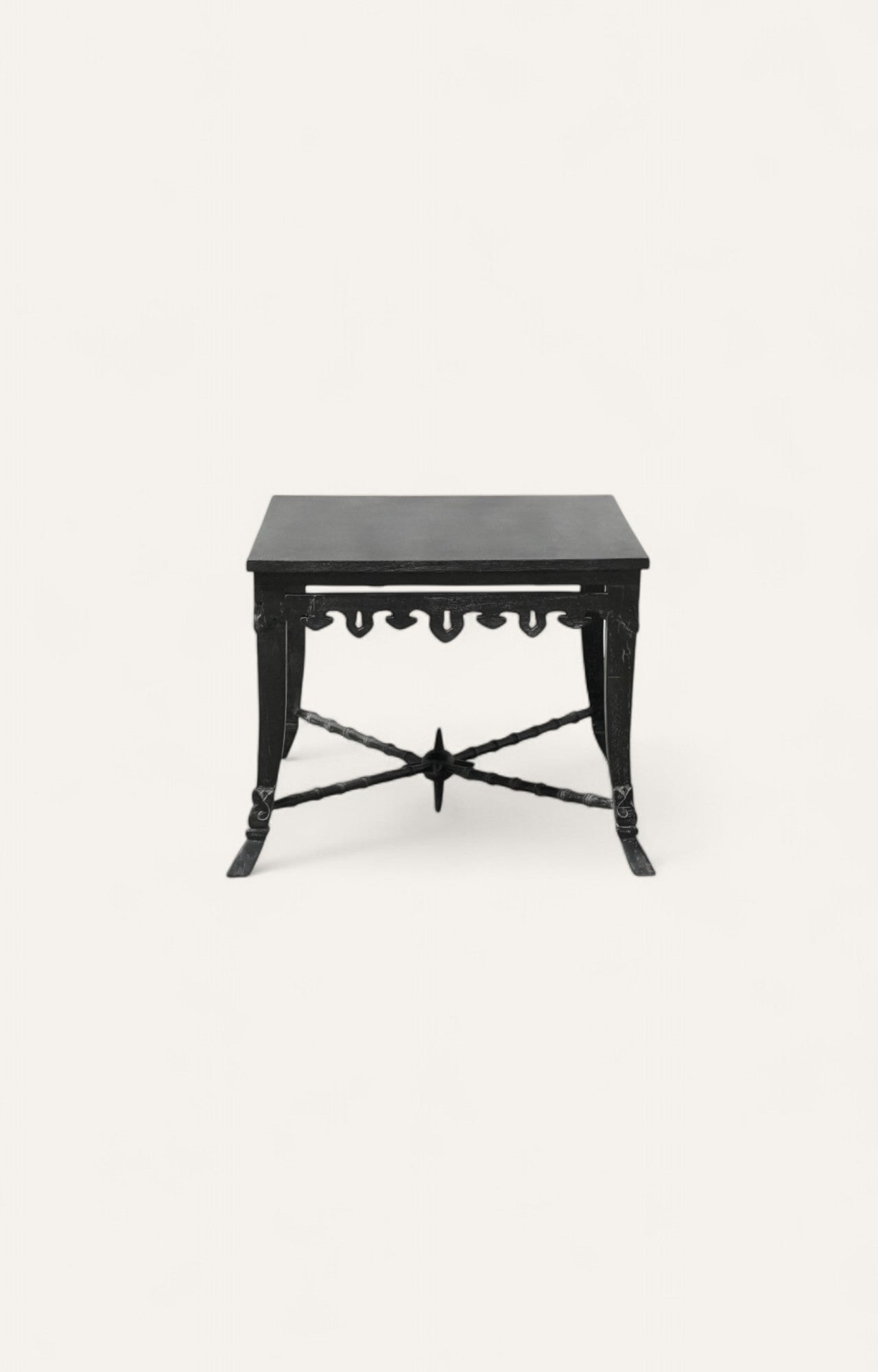 Lace Trim Black Table
