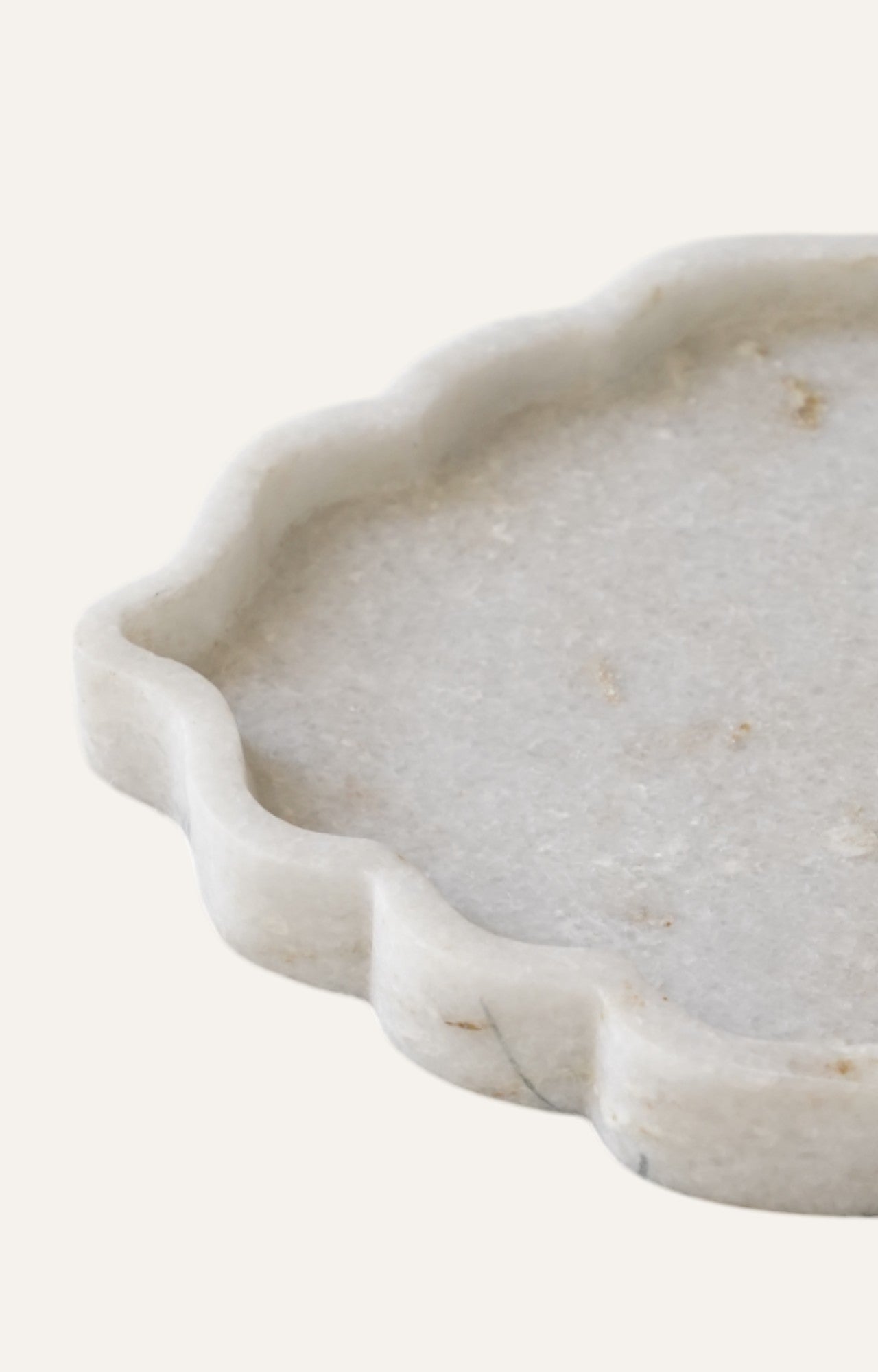 Mughal Inspired handcrafted marble tray