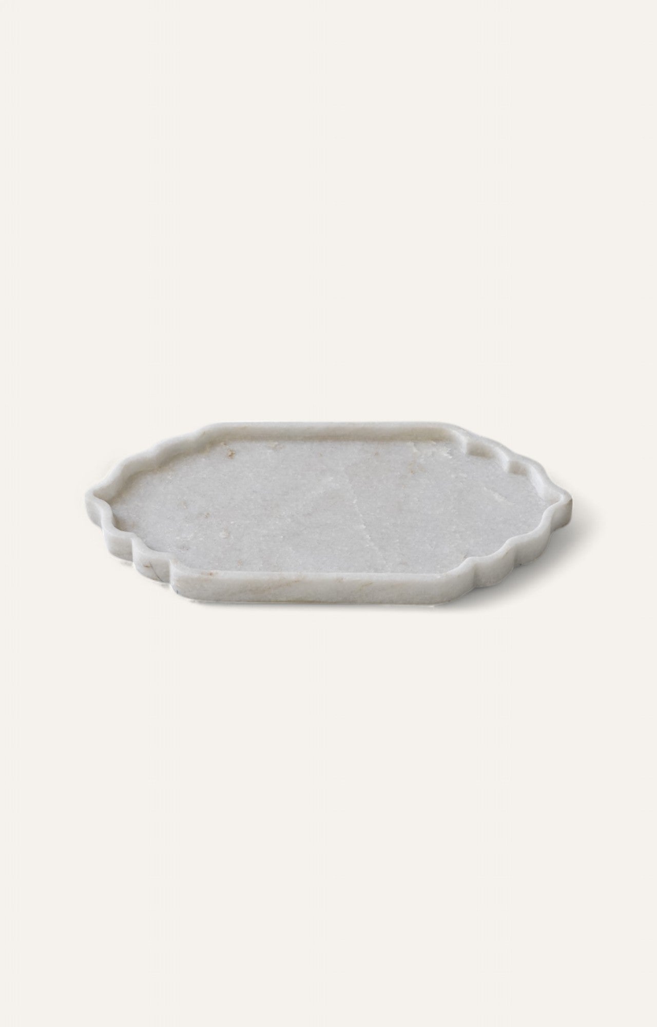 Mughal Inspired handcrafted marble tray