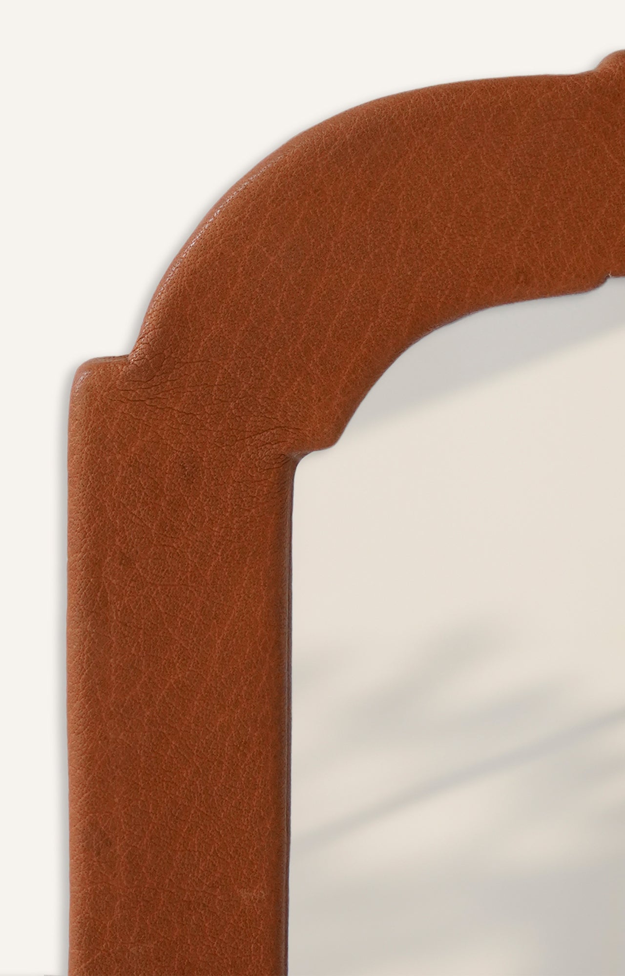 Leather Upholstered Mirror