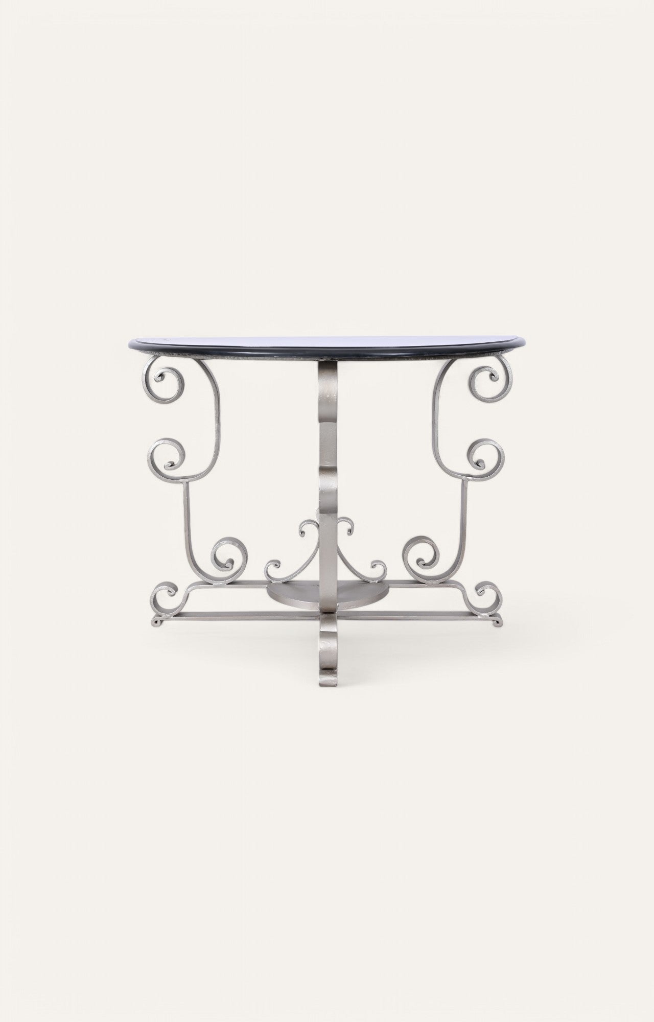 Half Moon Marble Console