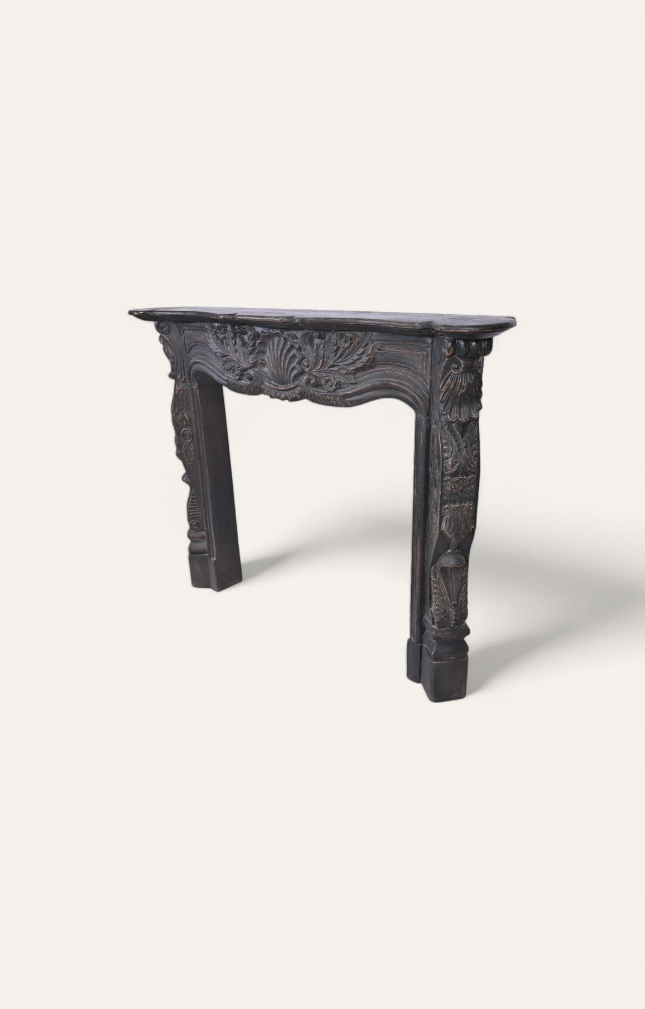 Hand carved Wooden Fireplace