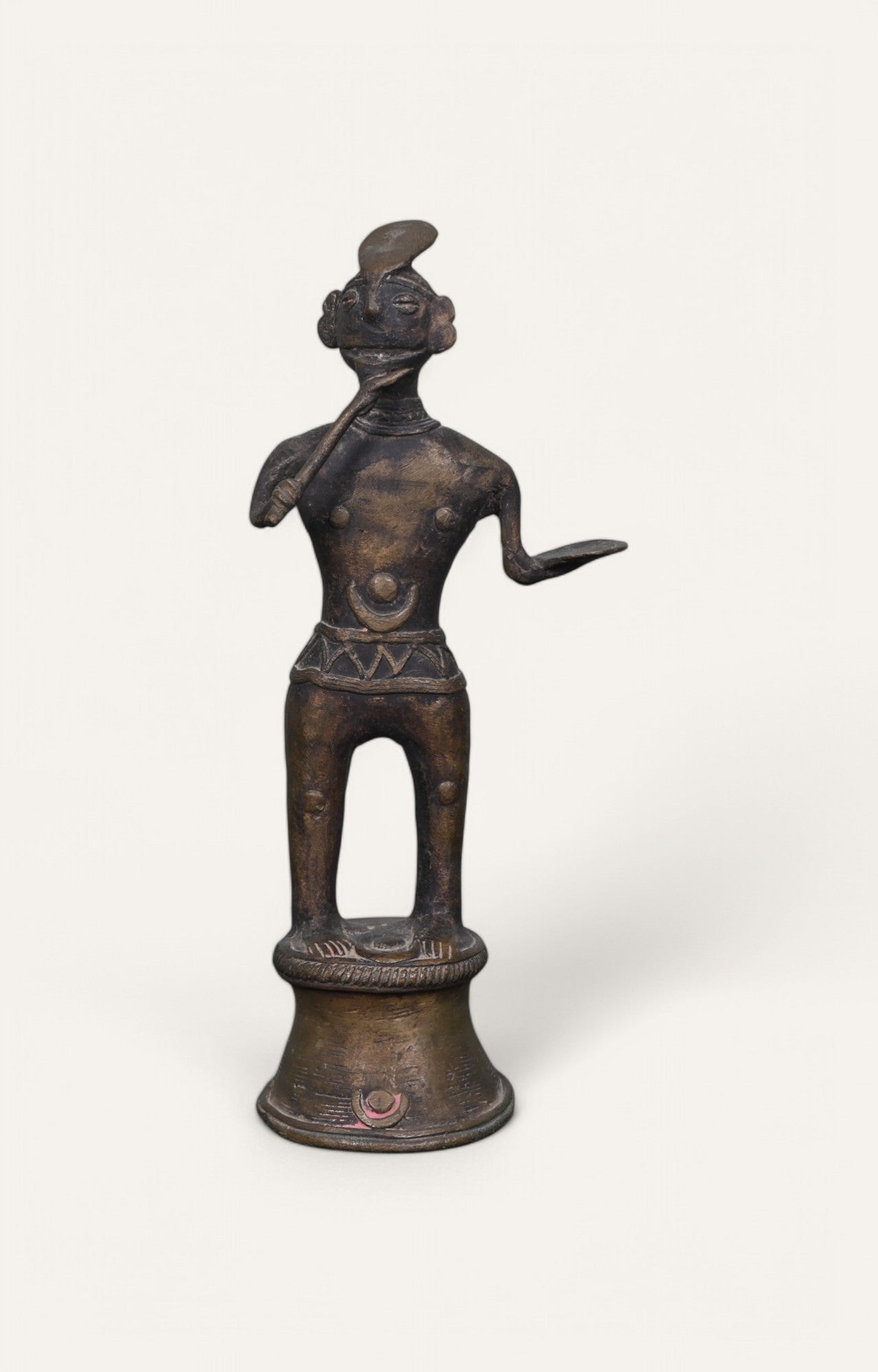 Warrior Man Brass Sculpture