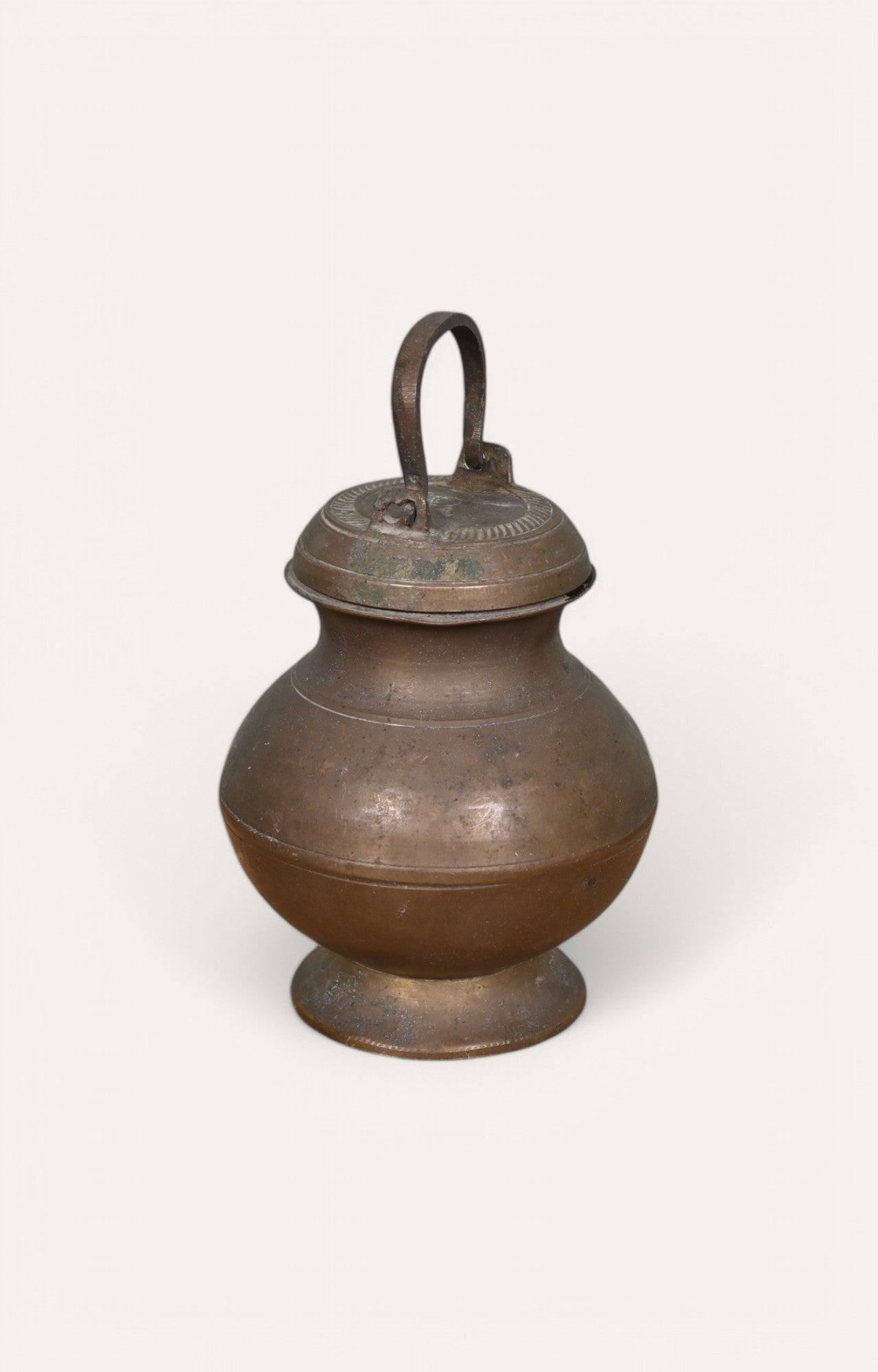 Vintage Brass Pot with Handle