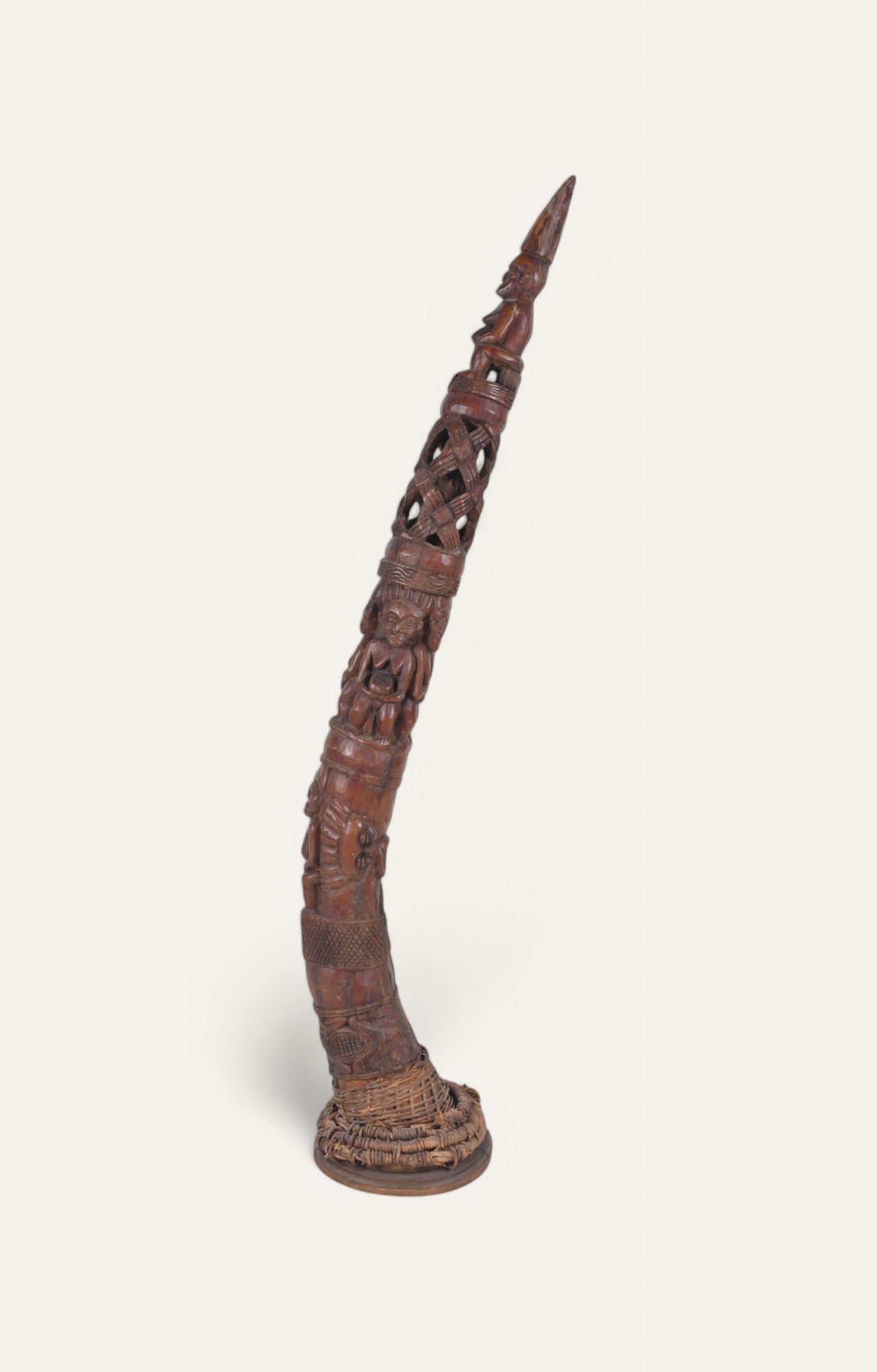 Tall African Tribal Curio Pole