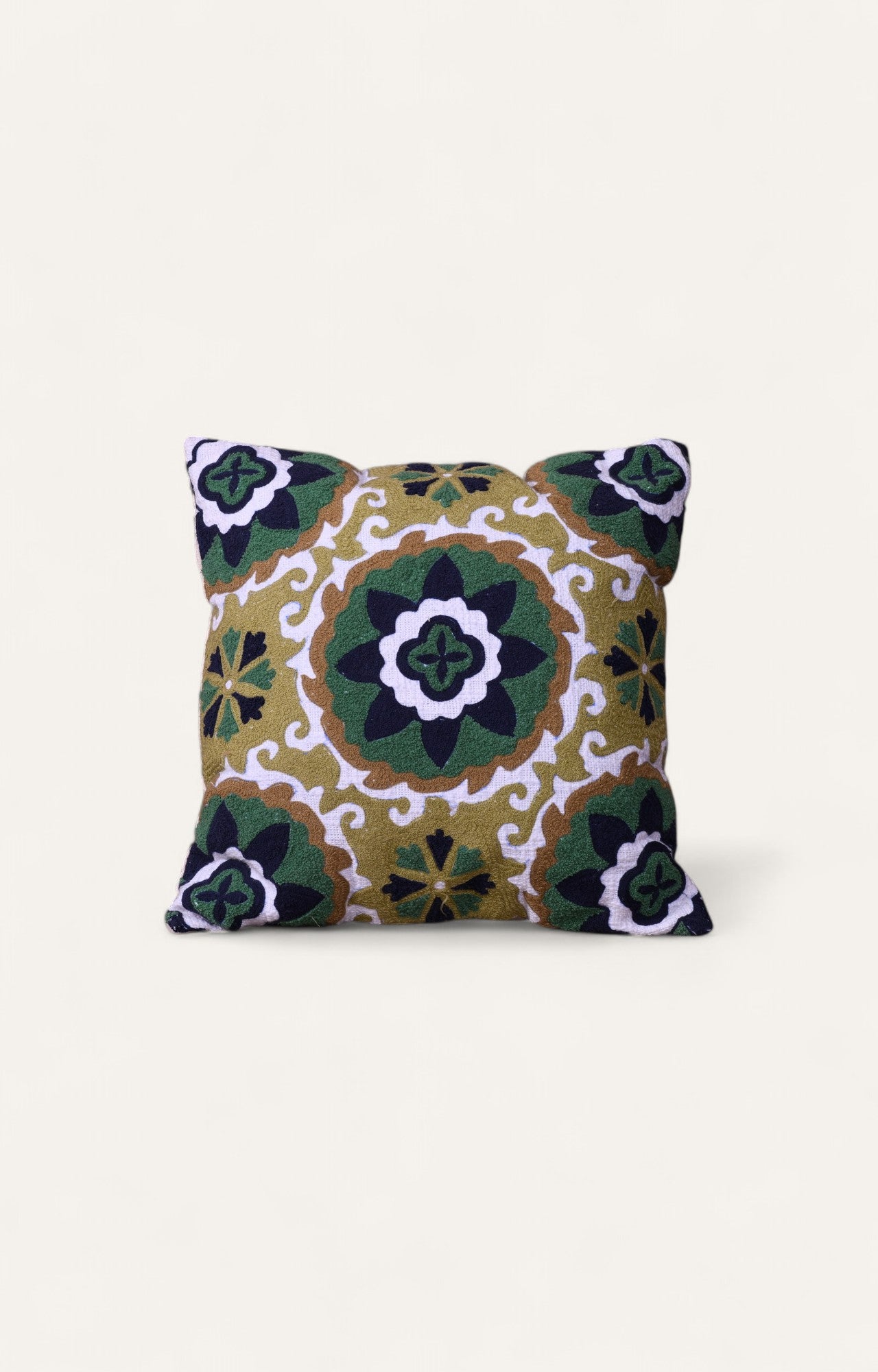 Floral Embroided cushion