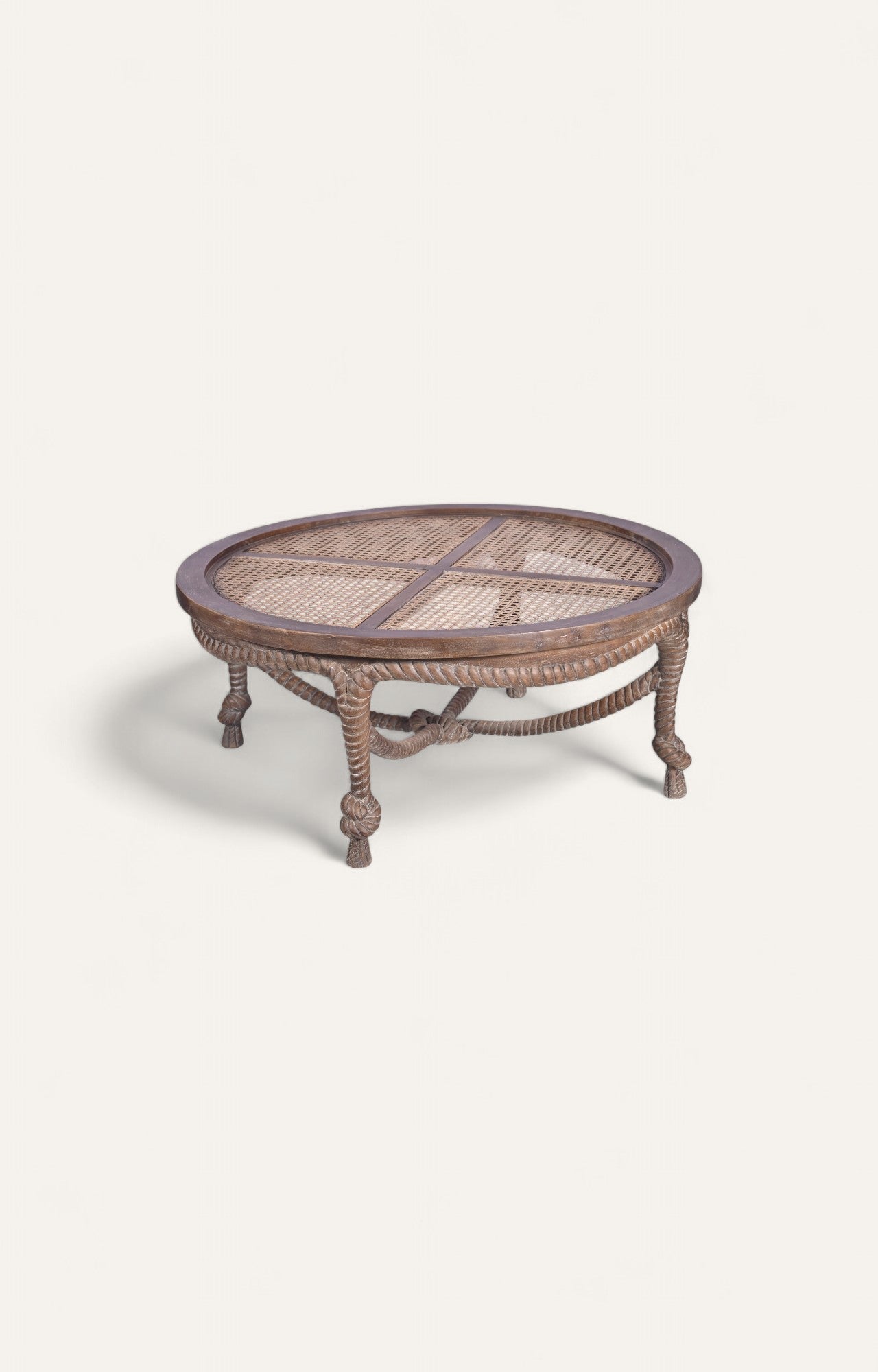 Rattan Top Round Table