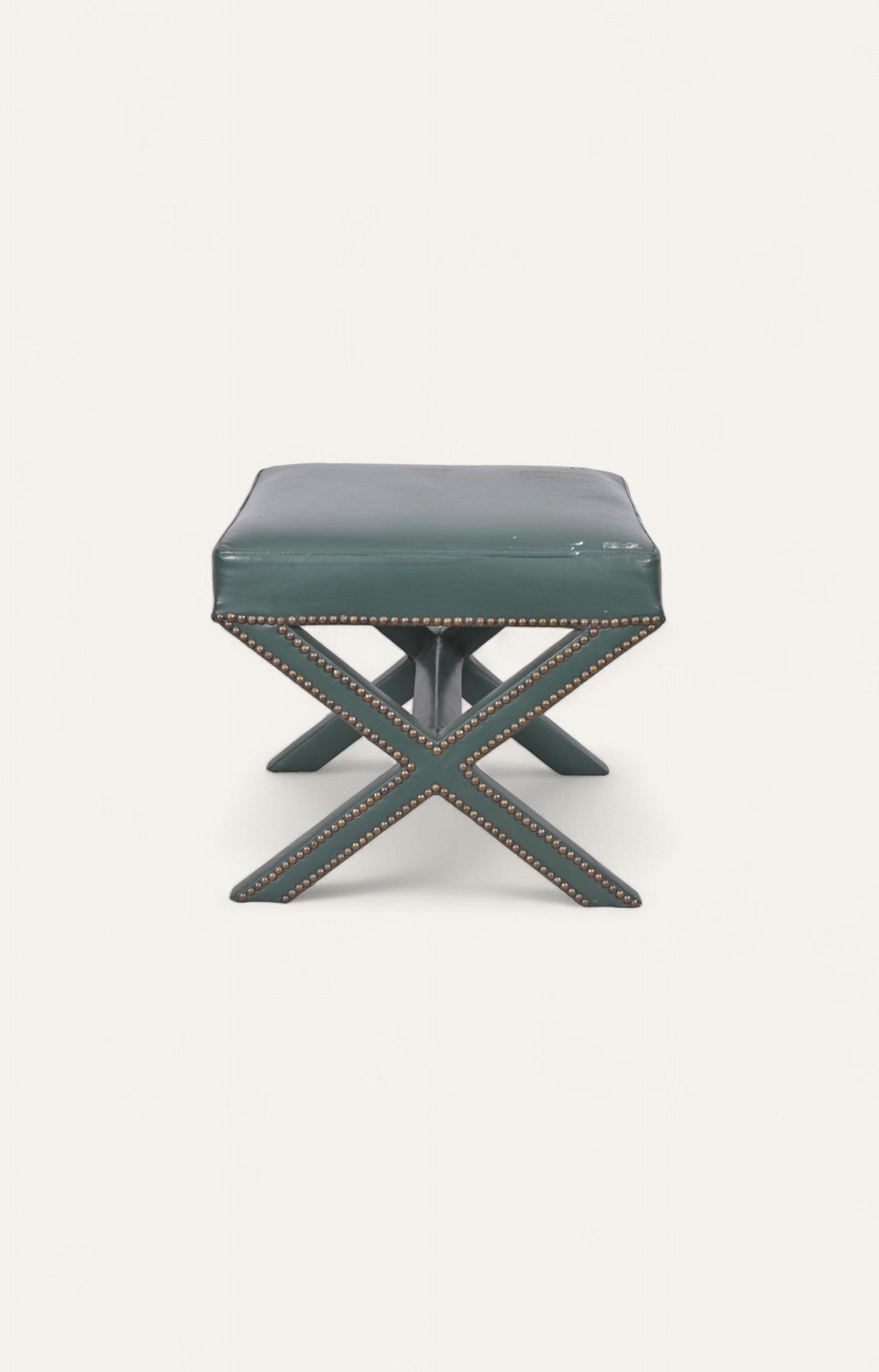Leather Upholstered Stool
