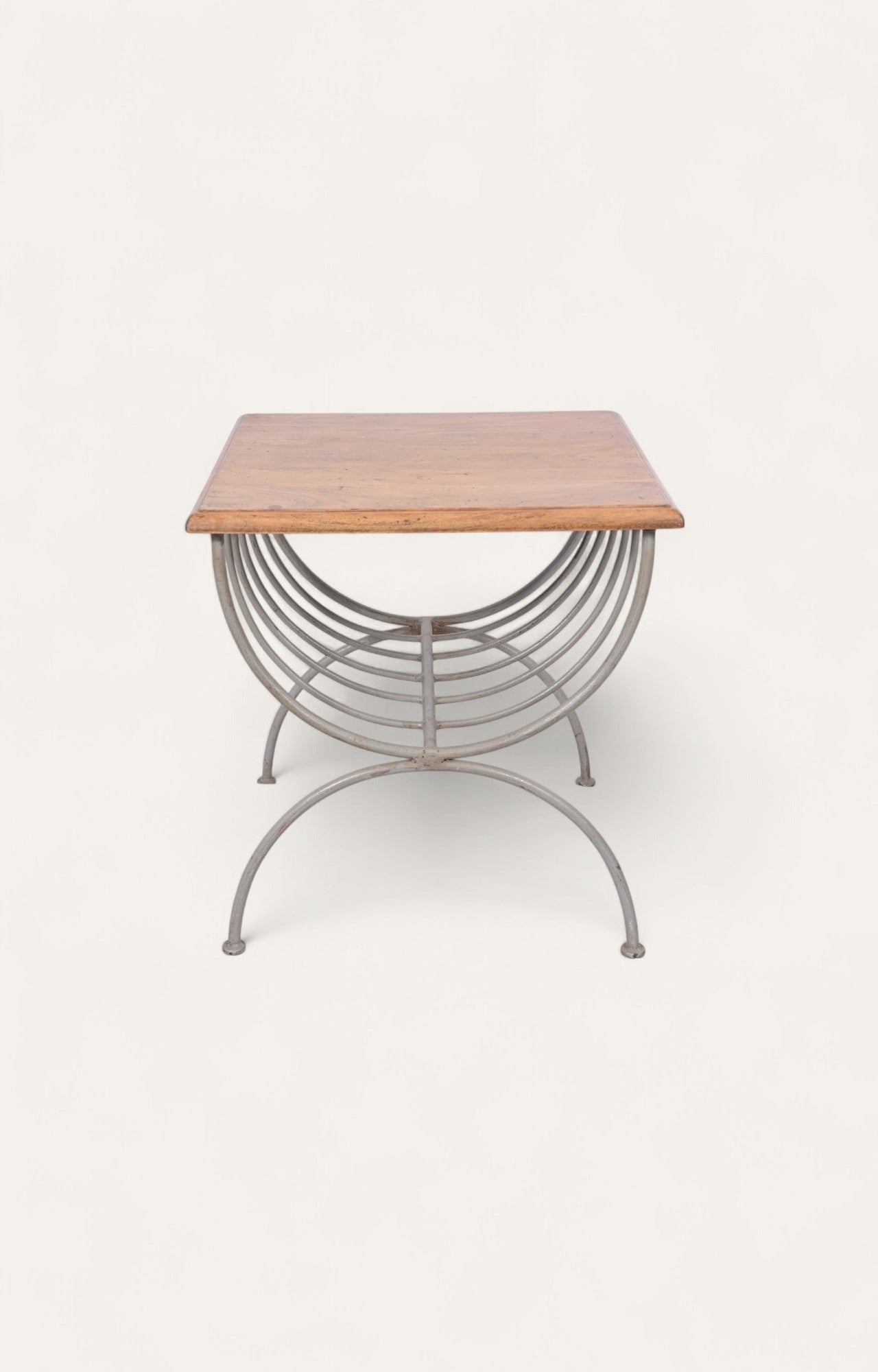 U Shape Leg Wooden Side Table