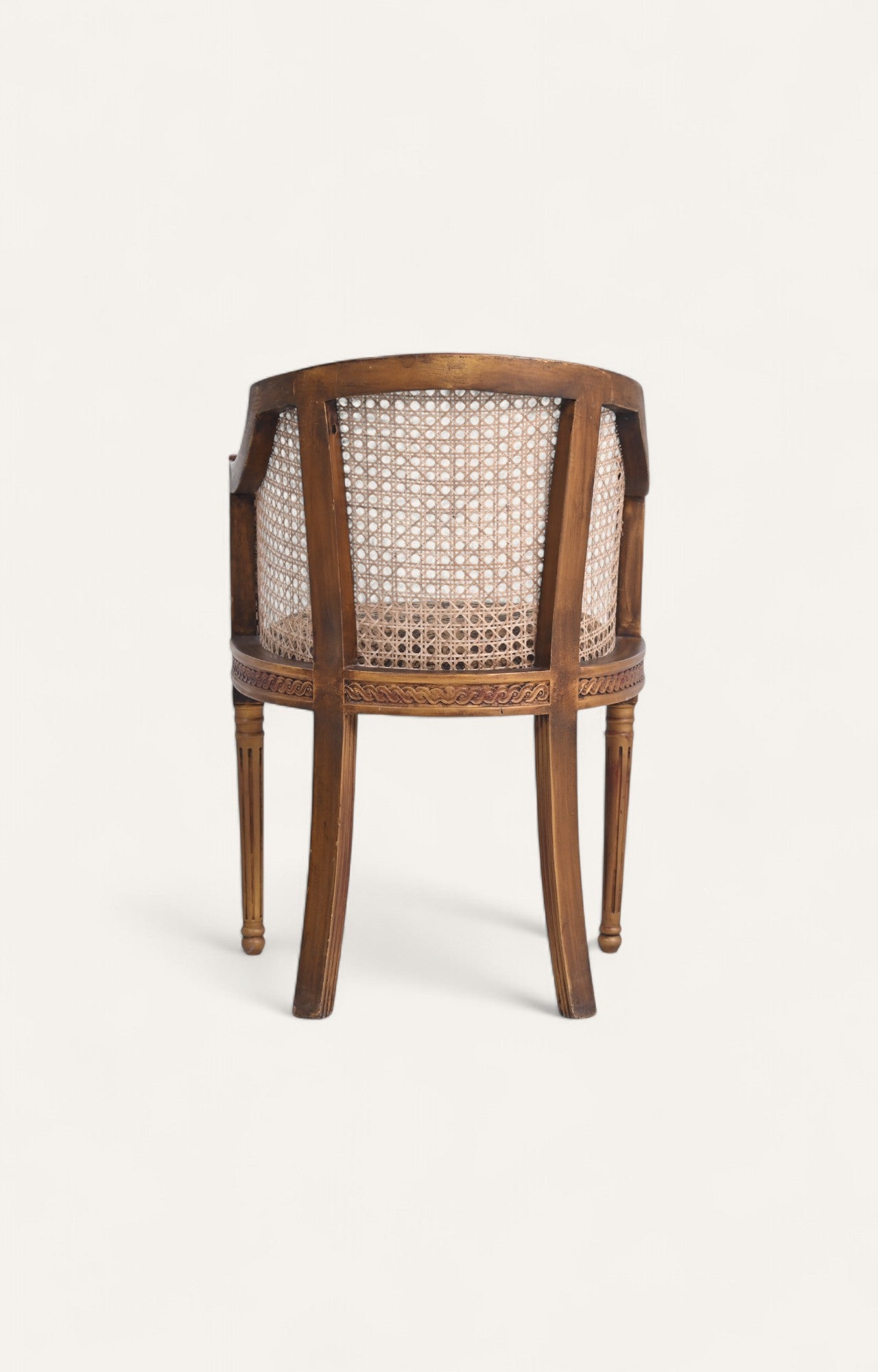 Rattan & Wooden Chair