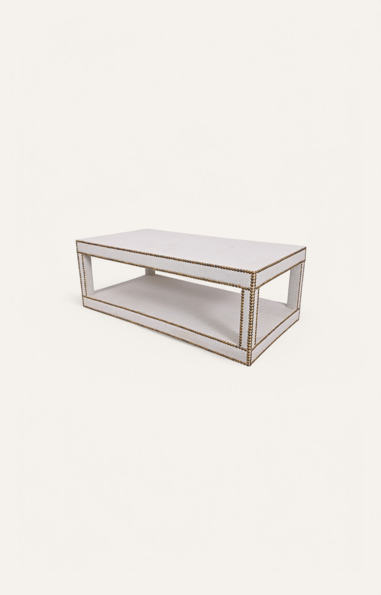 Linen Upholstred Coffee Table
