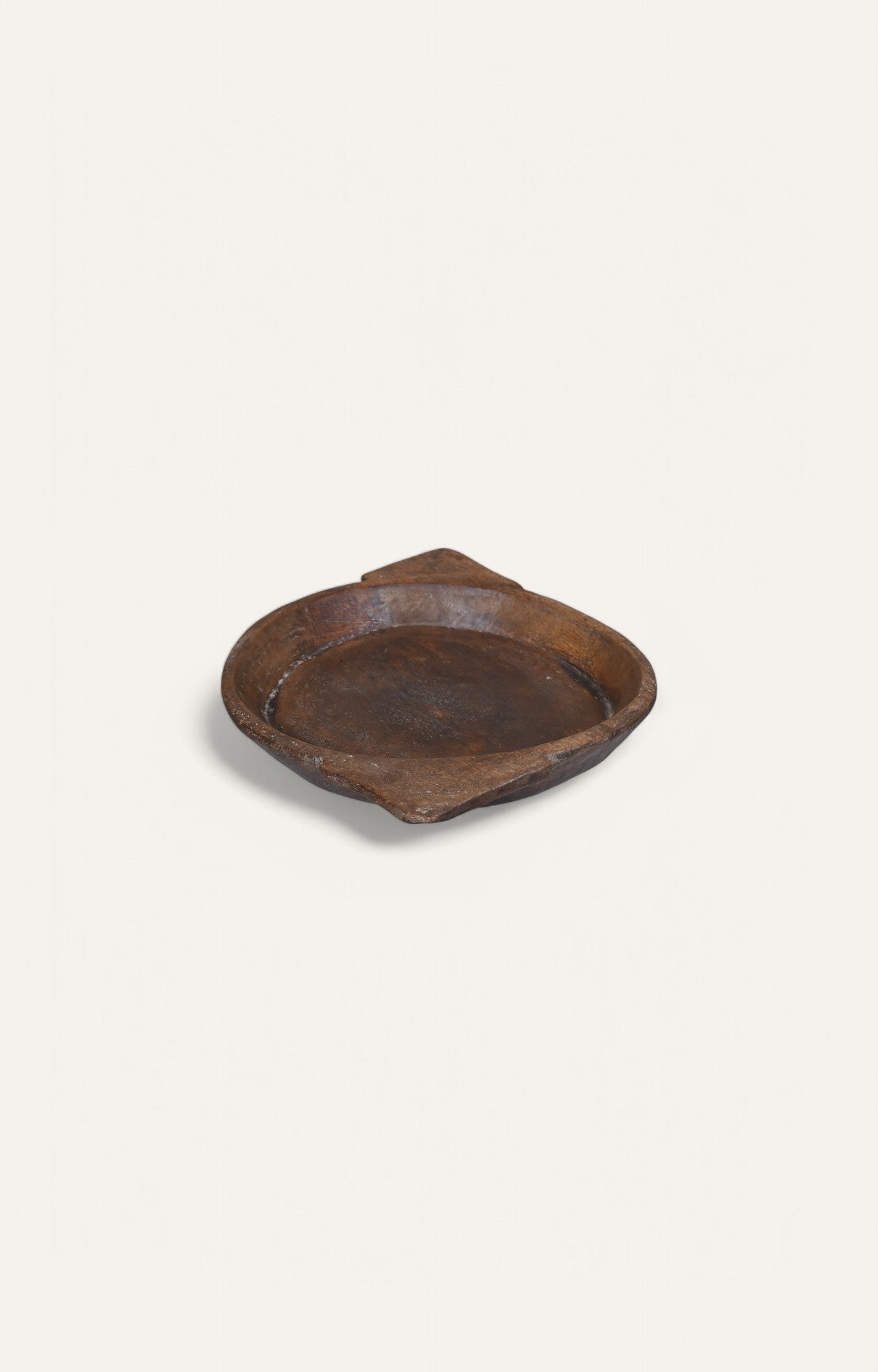 Handcrafted Wooden Tray with Raised Edges
