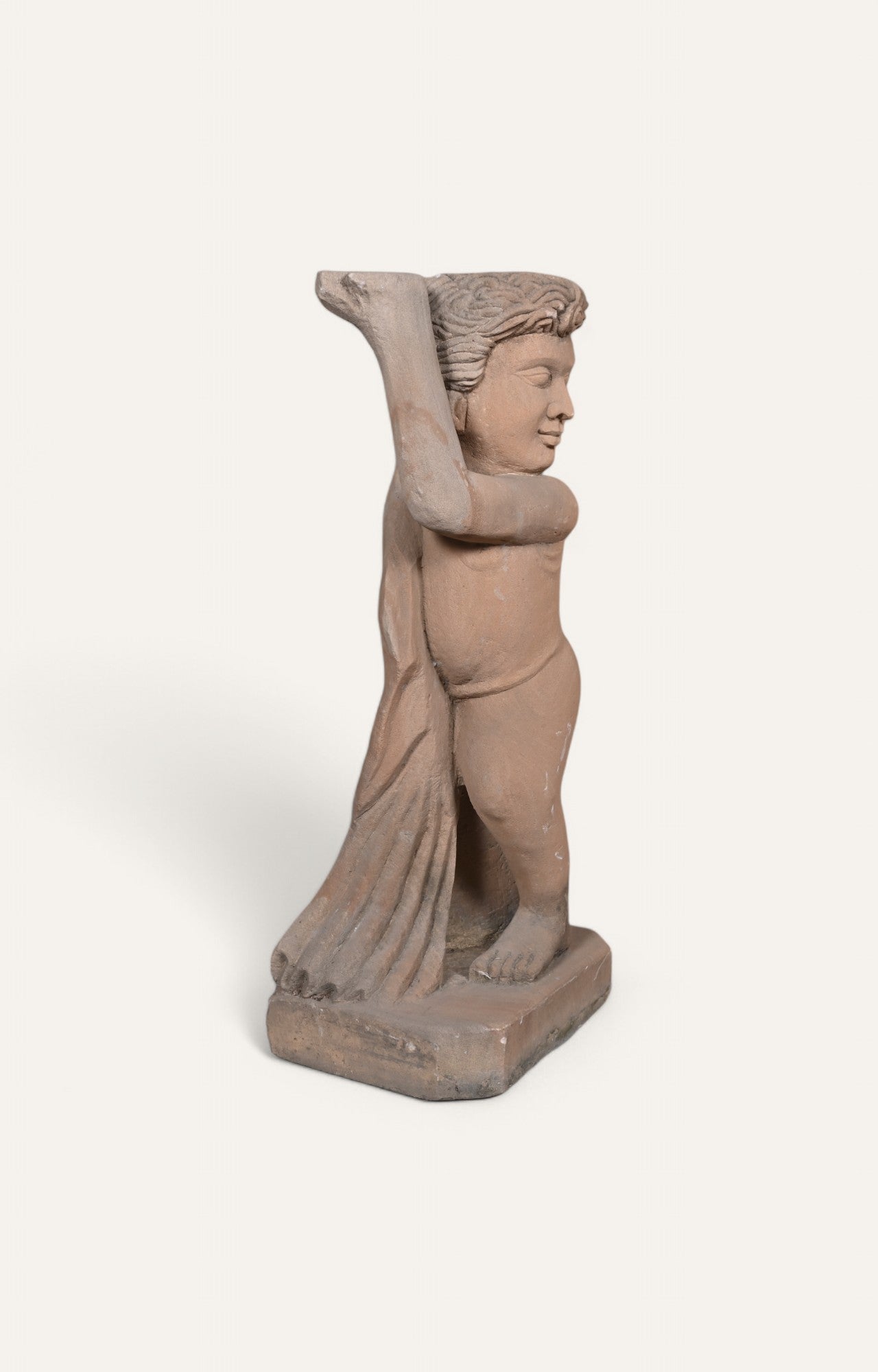 Cupid Sandstone Vintage Sculpture
