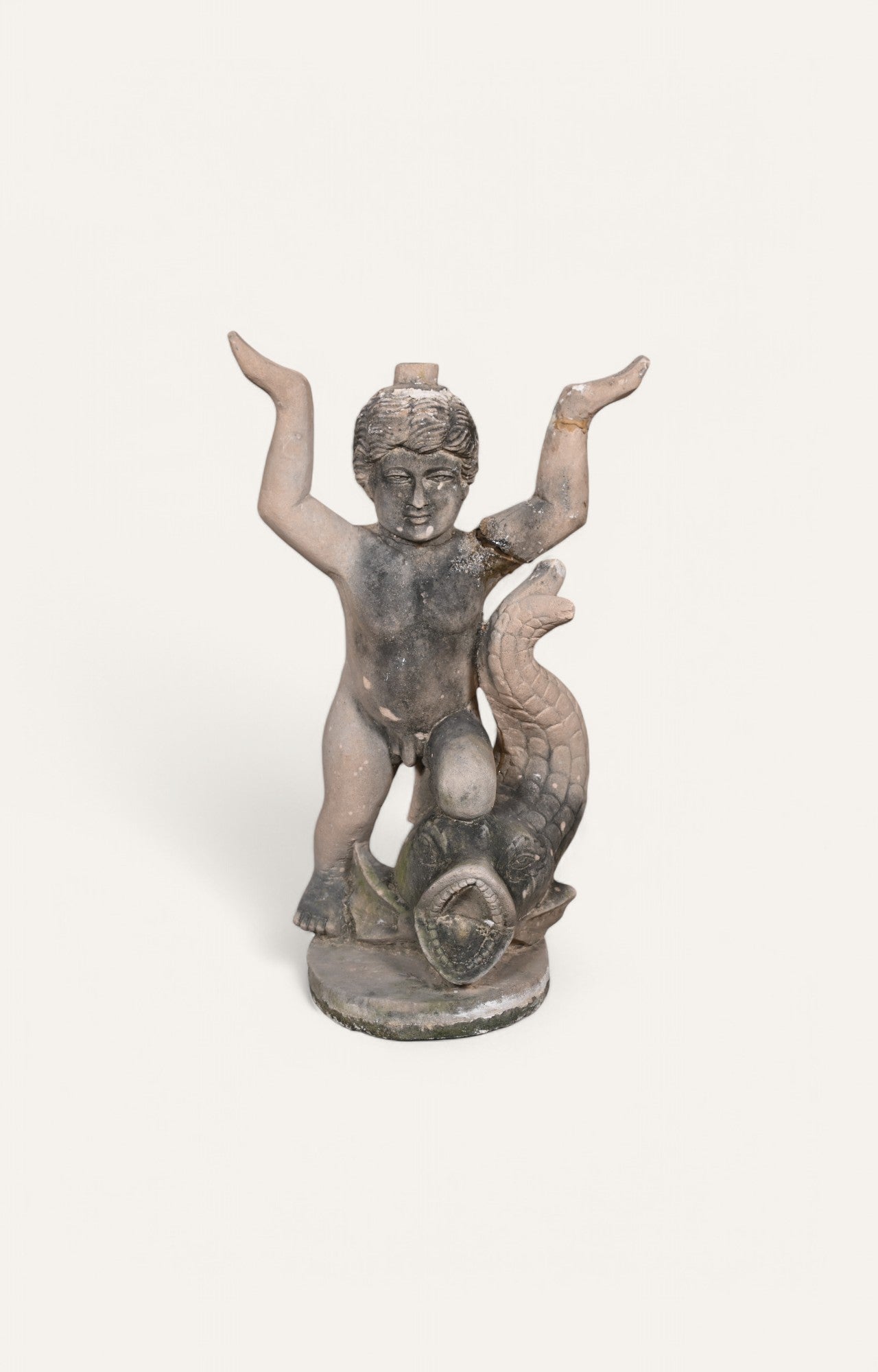 Vintage Olympian Sandstone Sculpture