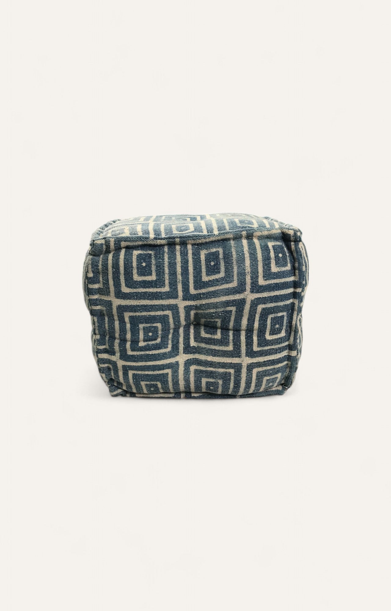 Block Printed  pouf