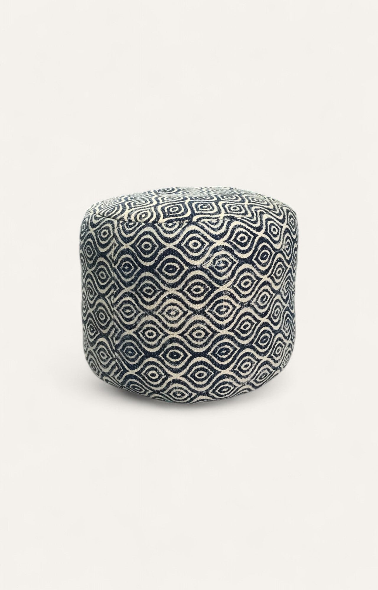 Block Printed  pouf