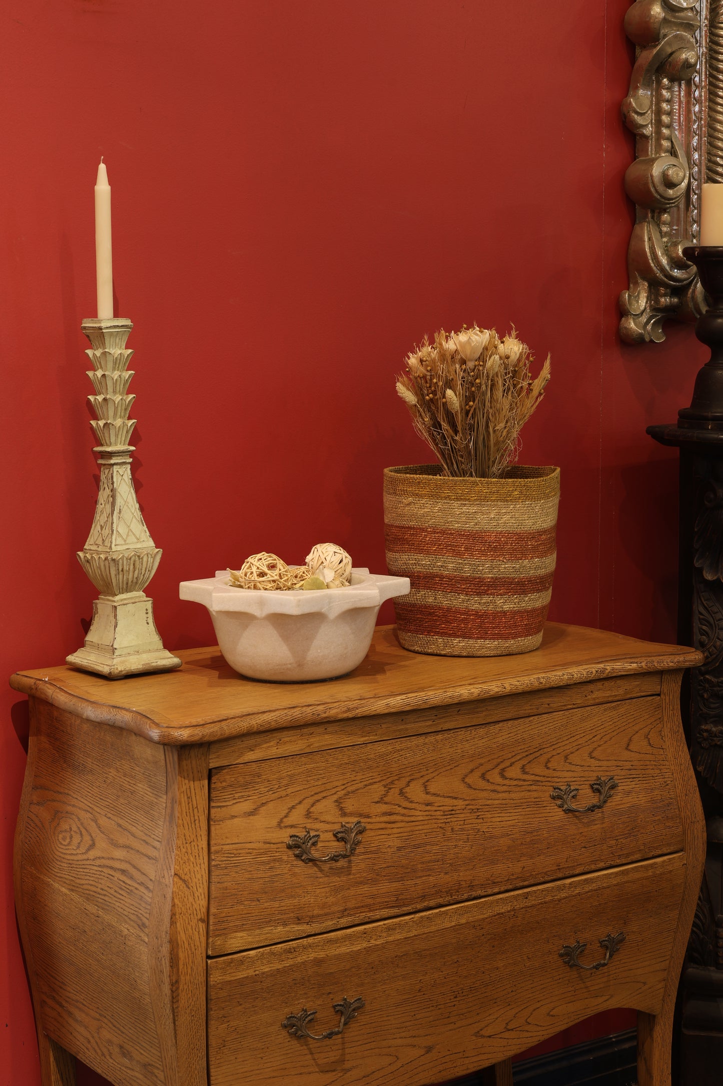 Chrysos Brown Dried Flower Bunch