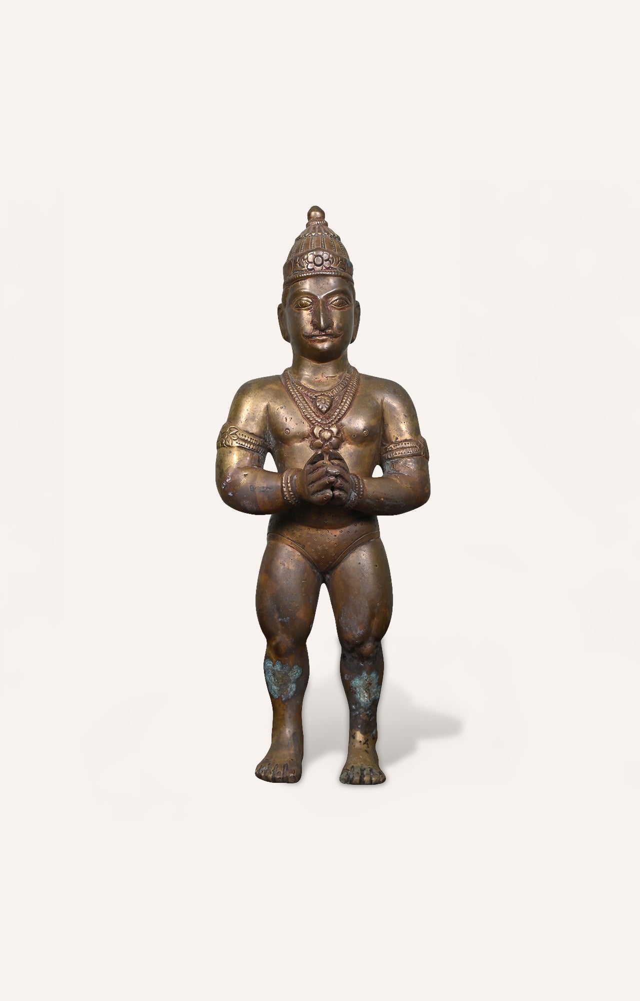 Brass Statue of a Devotional Deity