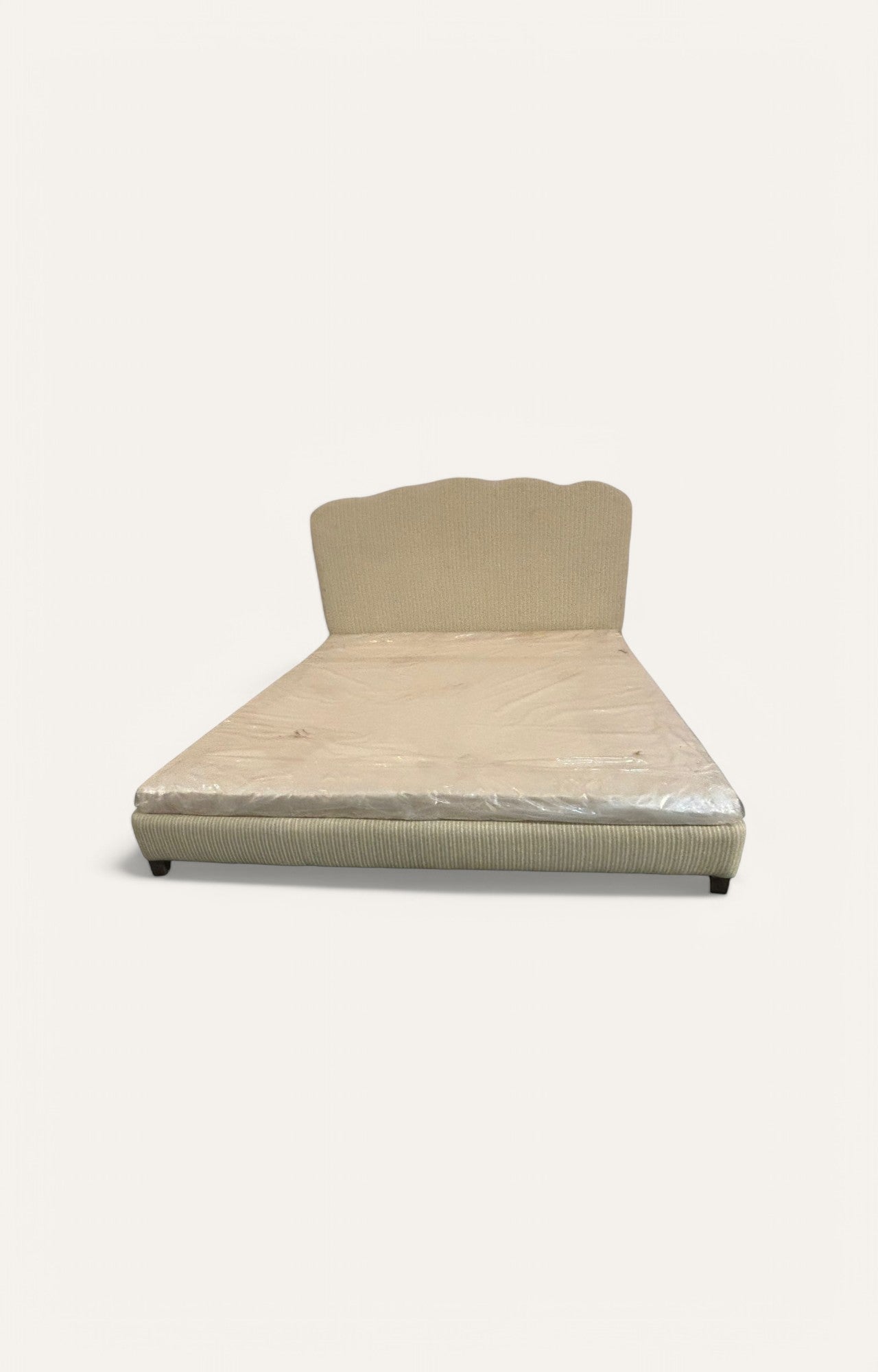 Curve Upholstered Bed Without Storage