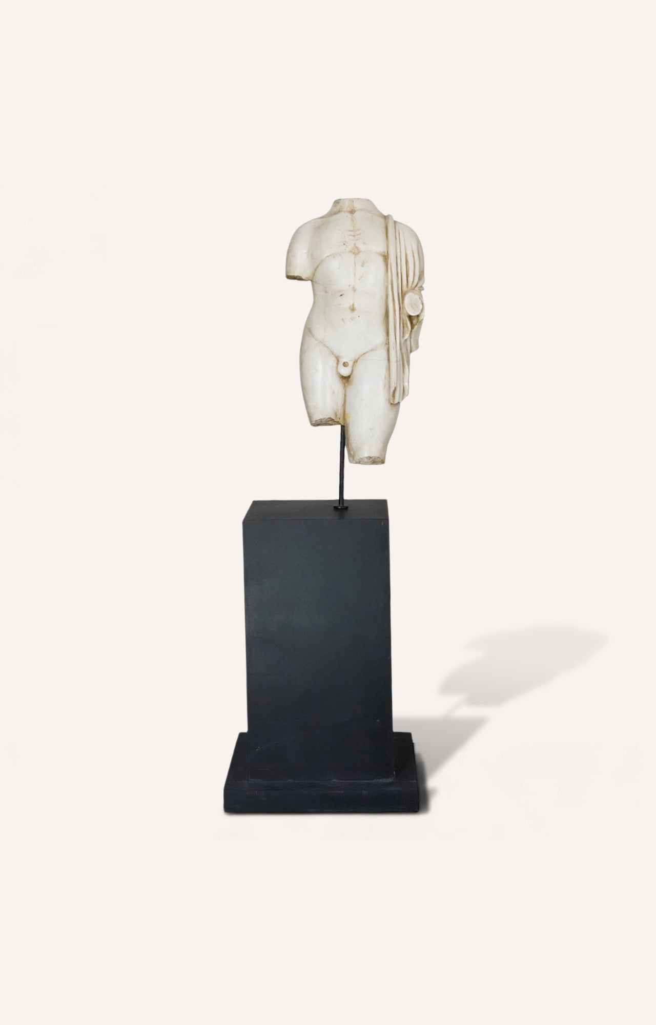 Classical Roman Marble Torso Sculpture of Doryphores