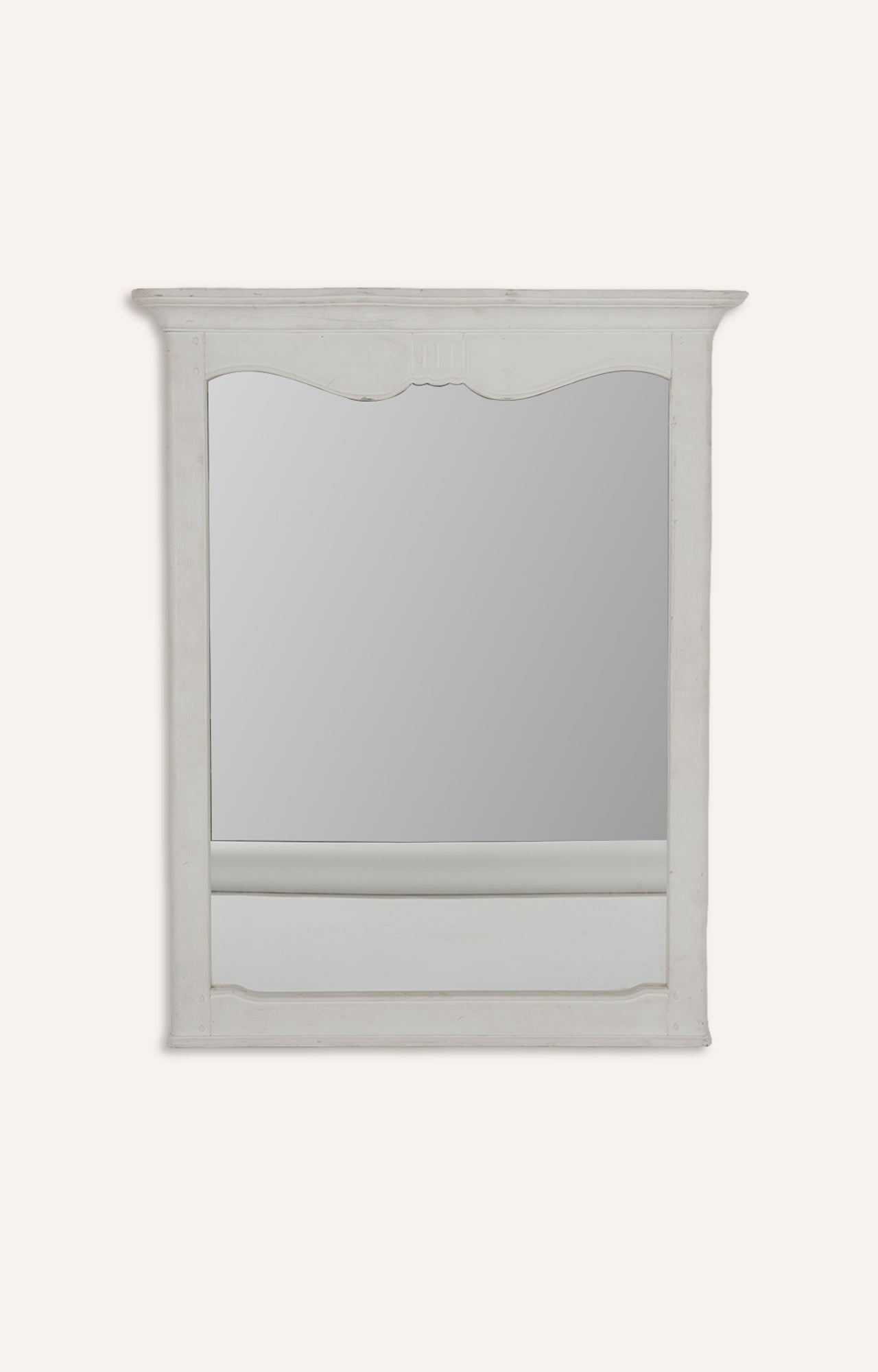 White Painted Mirror