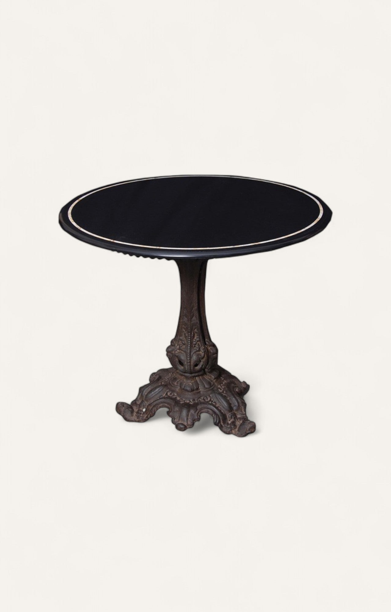 Wooden Occasional Table With Marble Top