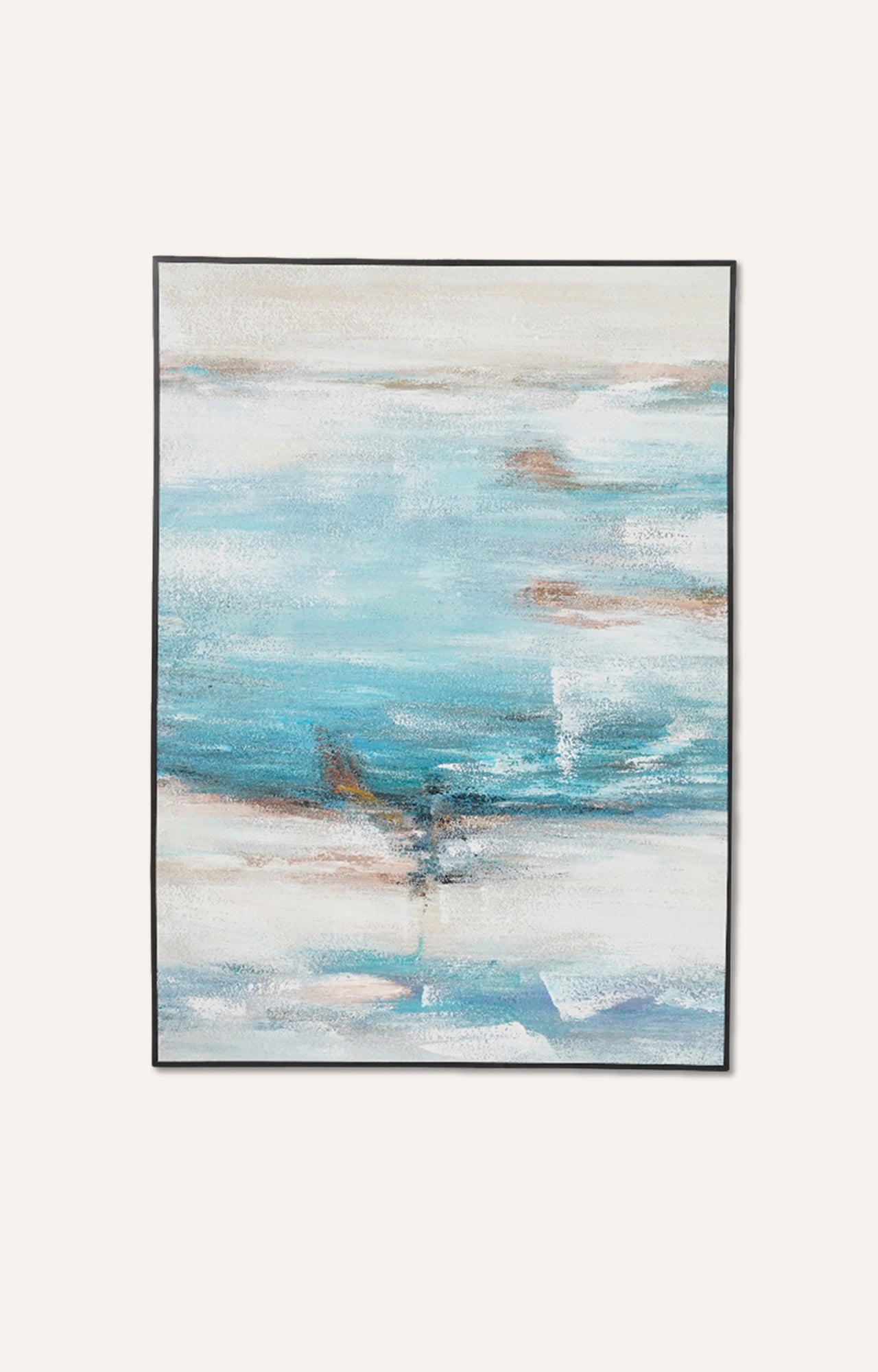 Abstract Waterway OIl Painting