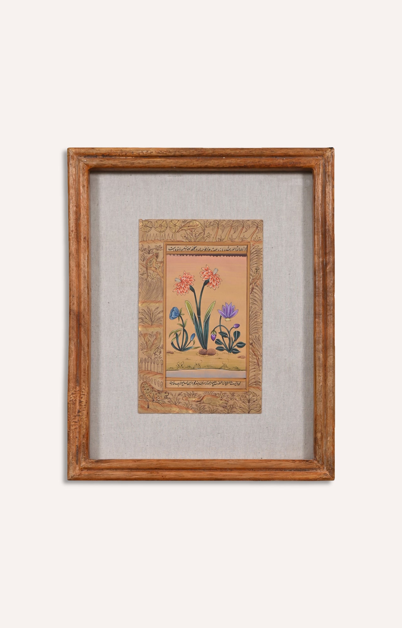 Miniature botanical hand painting (Framed)